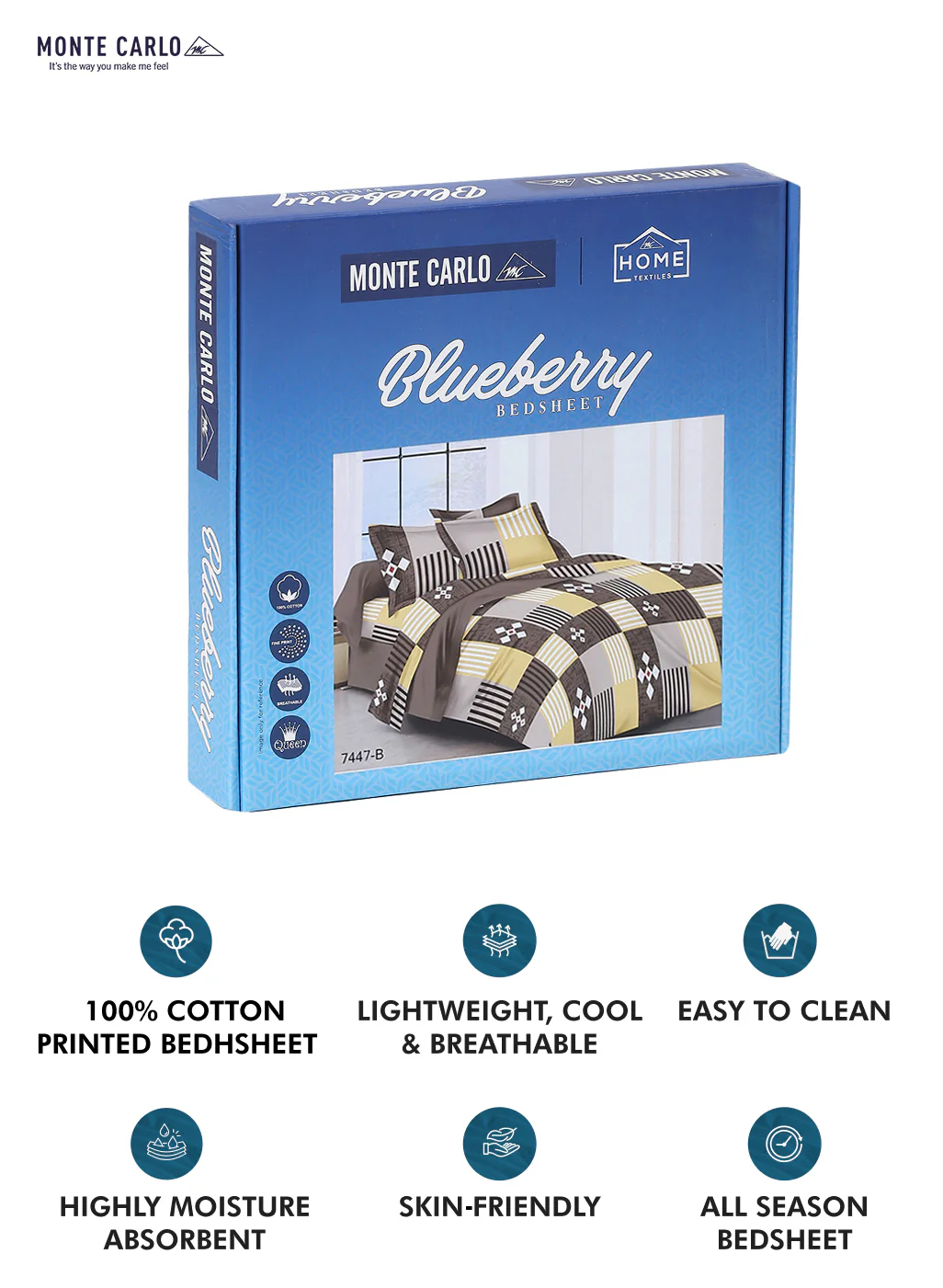 104 TC Cotton Double Bed Bedsheet with 2 Pillow Covers - Updated - Updated - Updated - Image 10