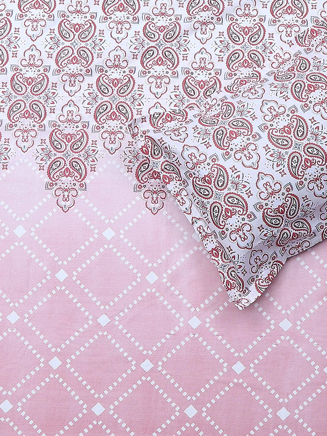 104 TC Cotton Double Bedsheet with 2 Pillow Covers - Updated - Updated - Image 5