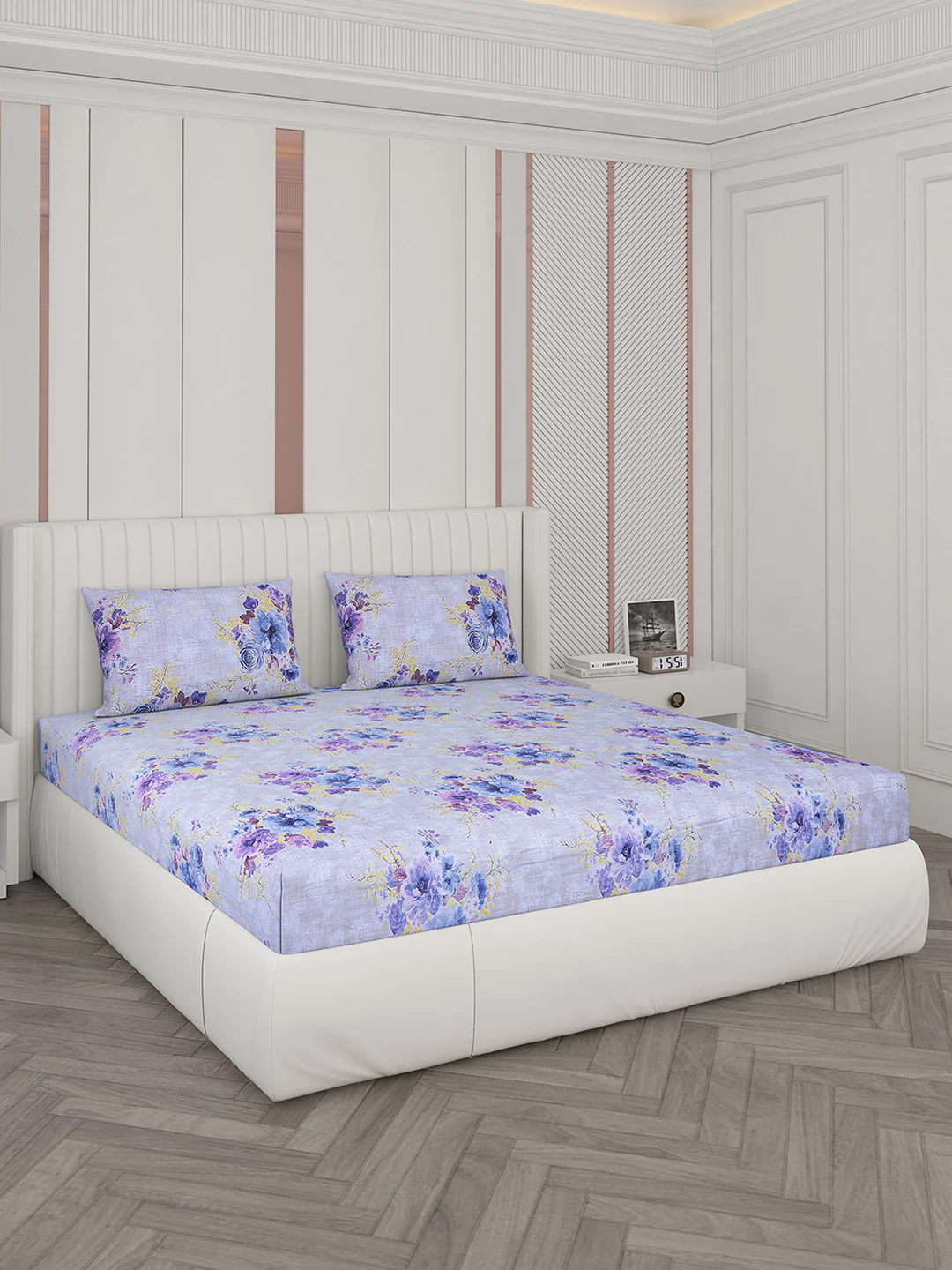 104 TC Cotton Double Bedsheet with 2 Pillow Covers - Updated - Updated - Updated - Image 2