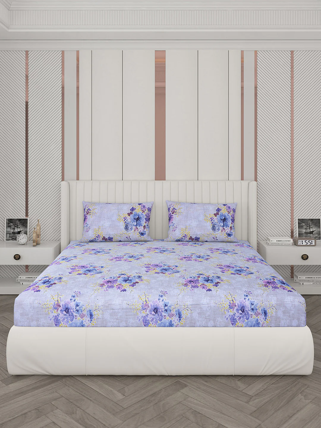 104 TC Cotton Double Bedsheet with 2 Pillow Covers - Updated - Updated - Updated - Image 4