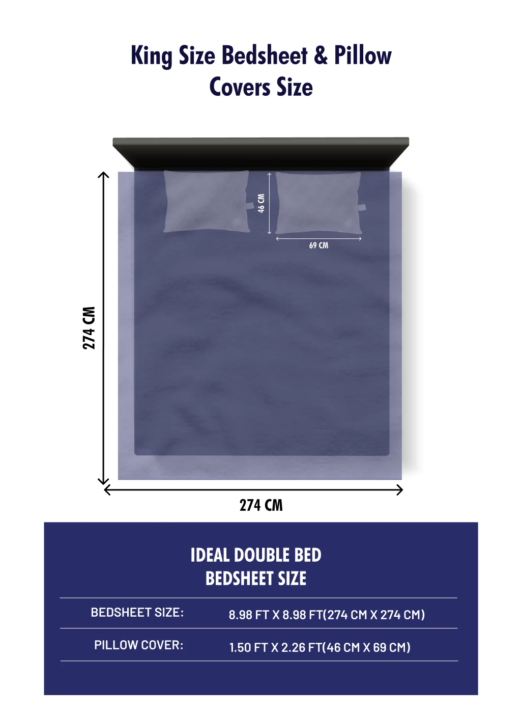 104 TC Cotton Double Bedsheet with 2 Pillow Covers - Updated - Updated - Image 10
