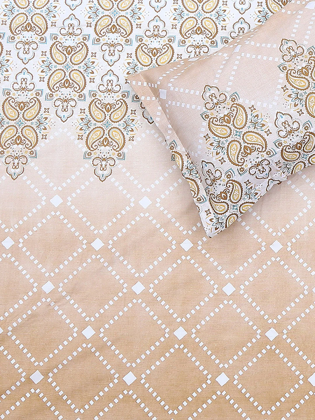 104 TC Cotton Double Bedsheet with 2 Pillow Covers - Updated - Updated - Updated - Image 5