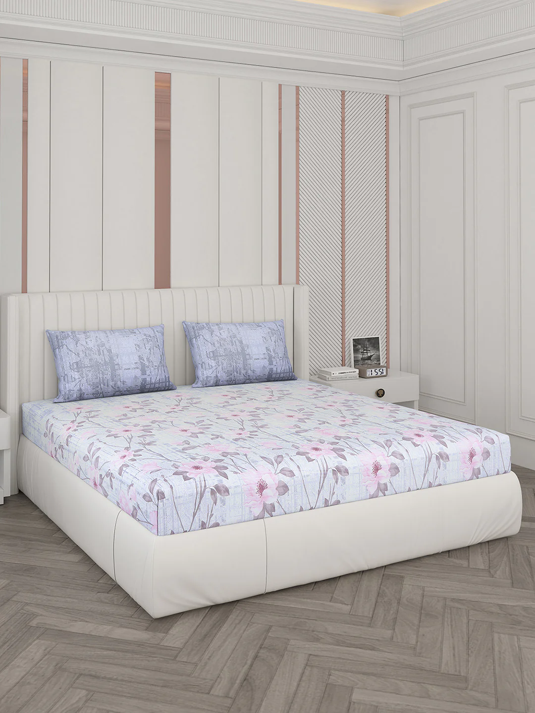 104 TC Cotton Double Bedsheet with 2 Pillow Covers - Updated - Updated - Updated - Image 2