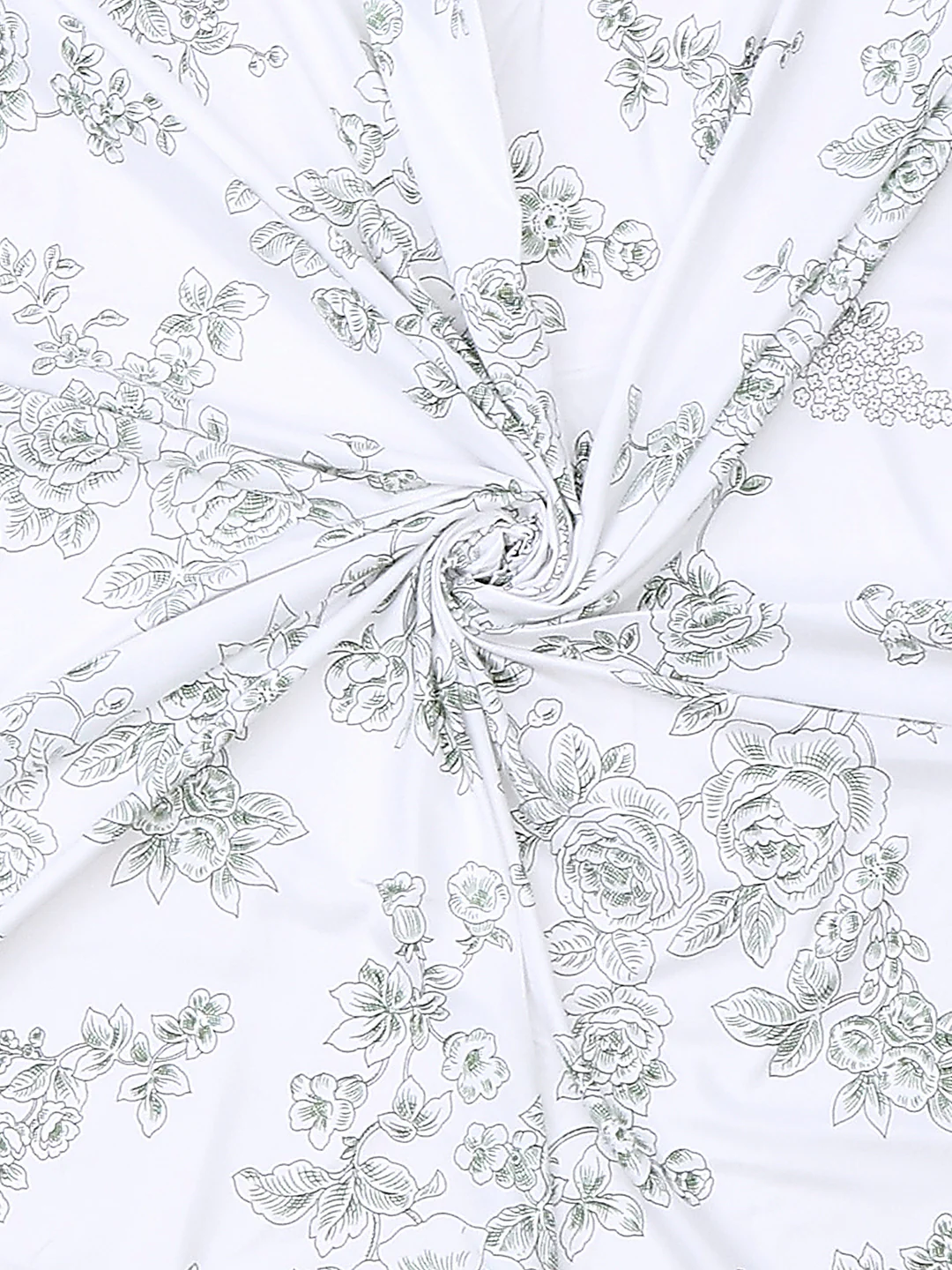110 GSM Polyester Double Bed 1 Bedsheet with 2 Pillow Cover (Aromatica) - Image 8