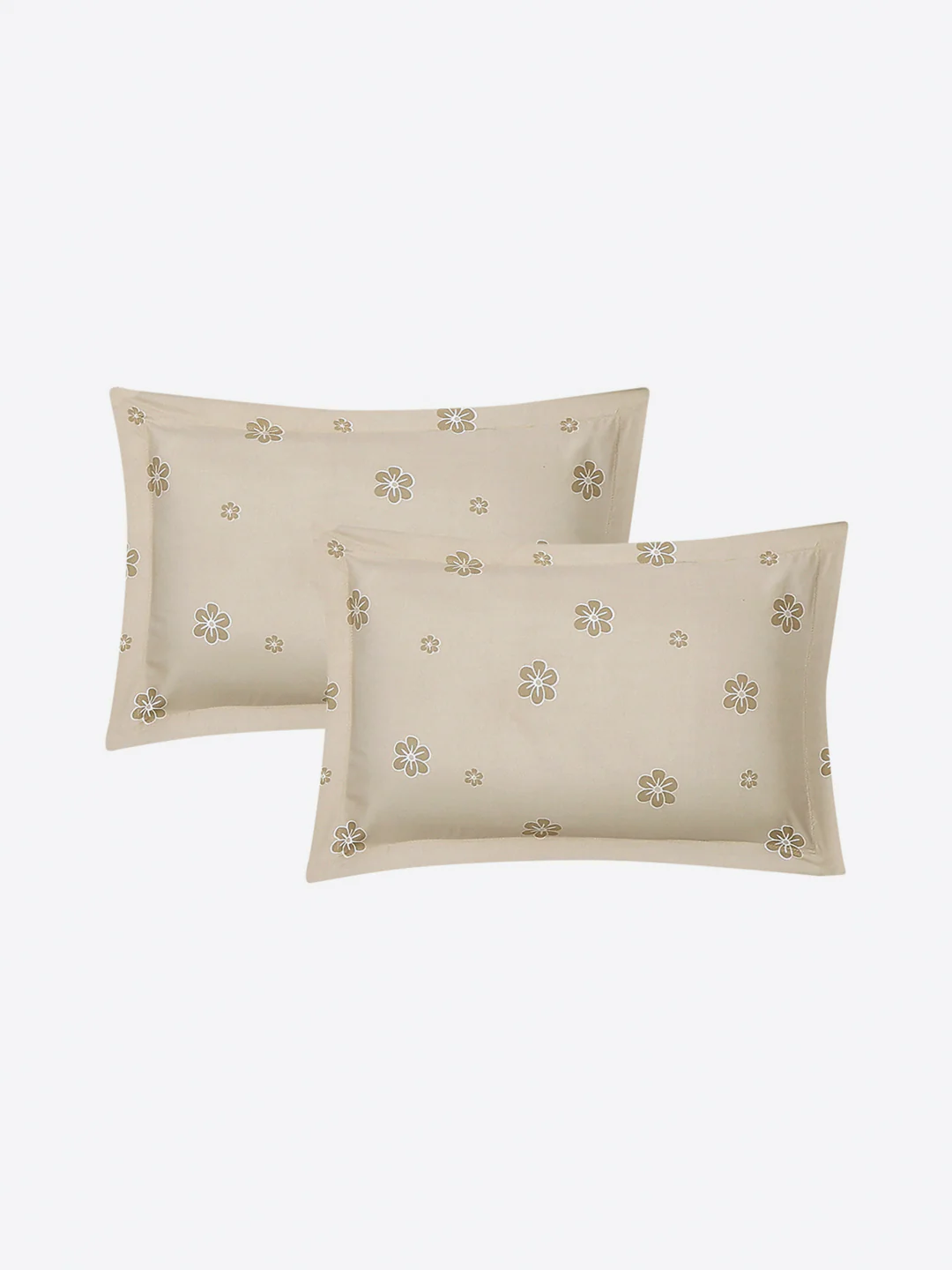110 GSM Polyester Double Bed 1 Bedsheet with 2 Pillow Cover (Aromatica) - Image 7