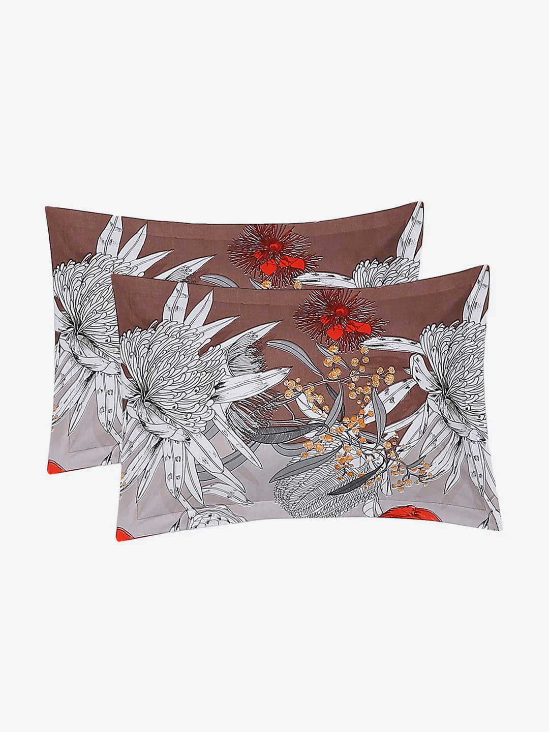 110 GSM Polyester Double Bed Bedsheet with 2 Pillow Covers - Updated - Updated - Image 8