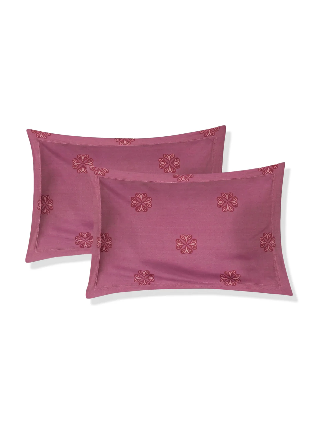 110 GSM Polyester Double Bed Bedsheet with 2 Pillow Covers Aromatica Collection - Image 6