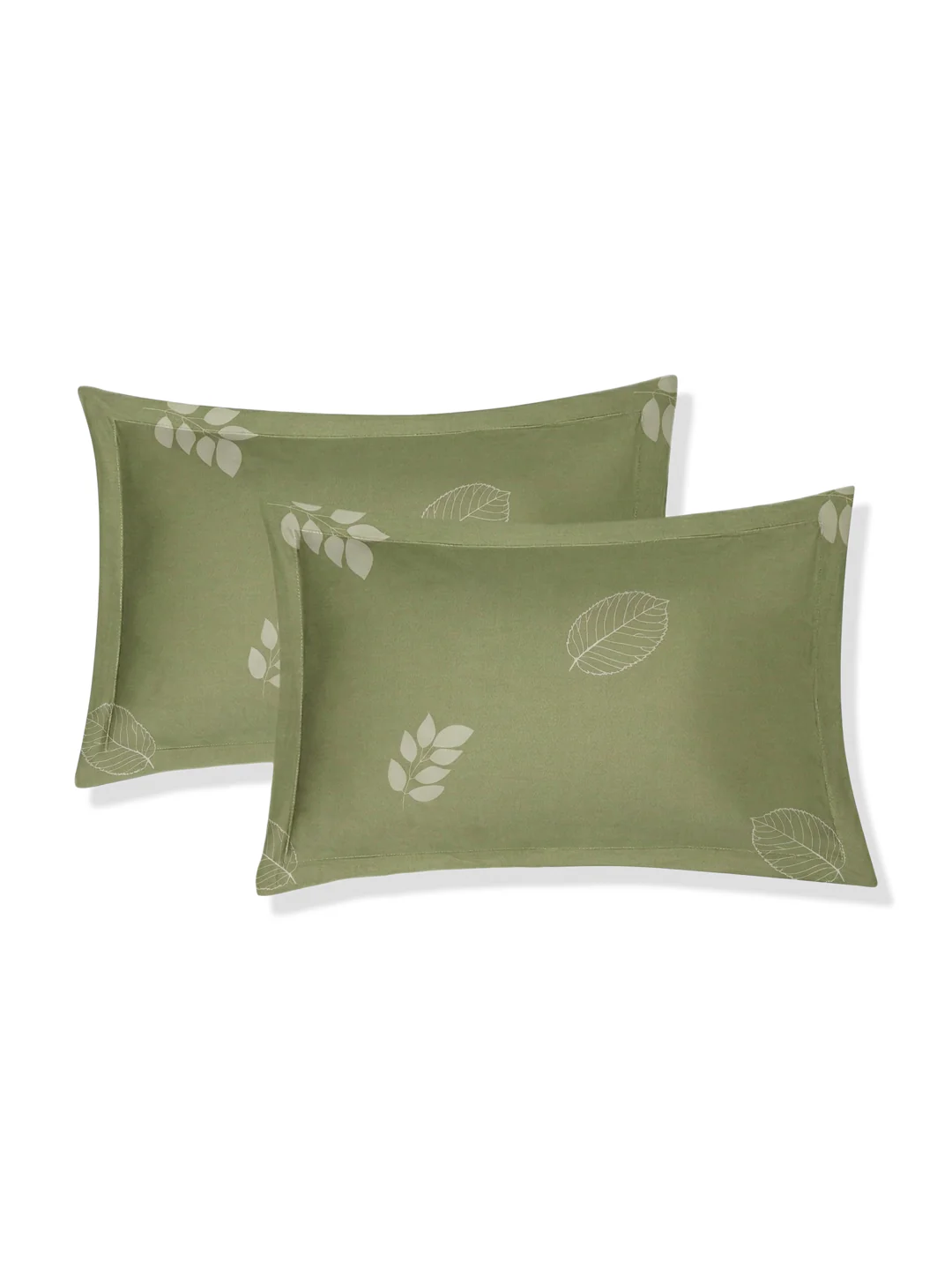 110 GSM Polyester Double Bed Bedsheet with 2 Pillow Covers Aromatica Collection - Image 6