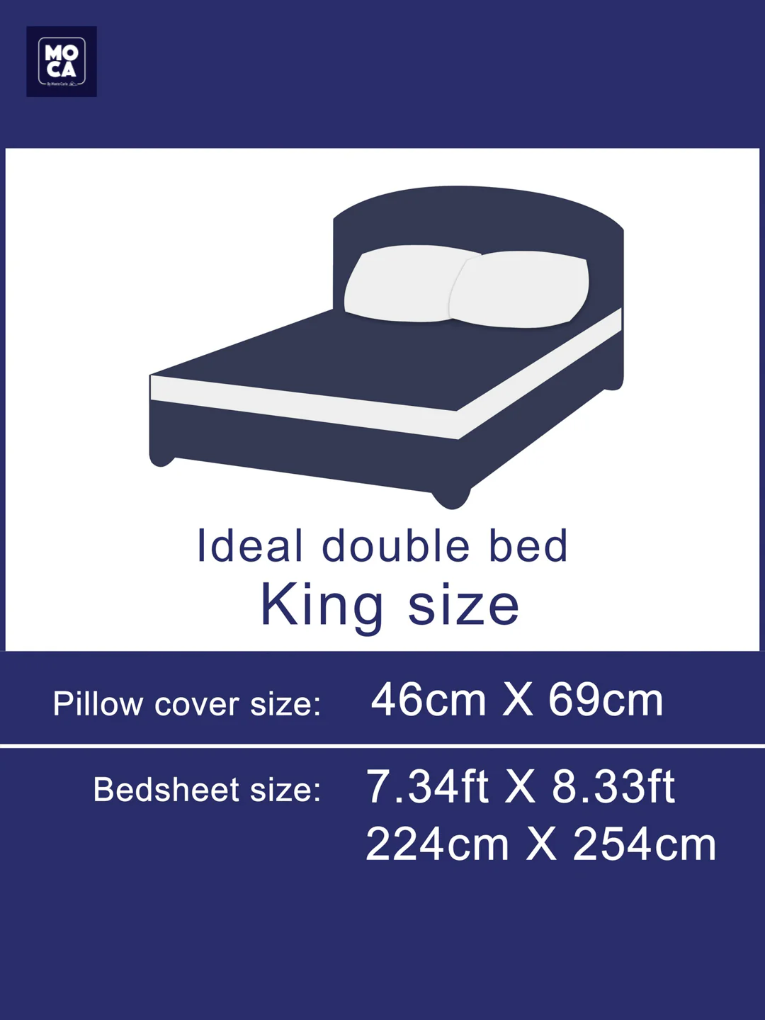 120 GSM Polyester Double Bed 1 Bedsheet with 2 Pillow Covers (Dazzle) - Image 10