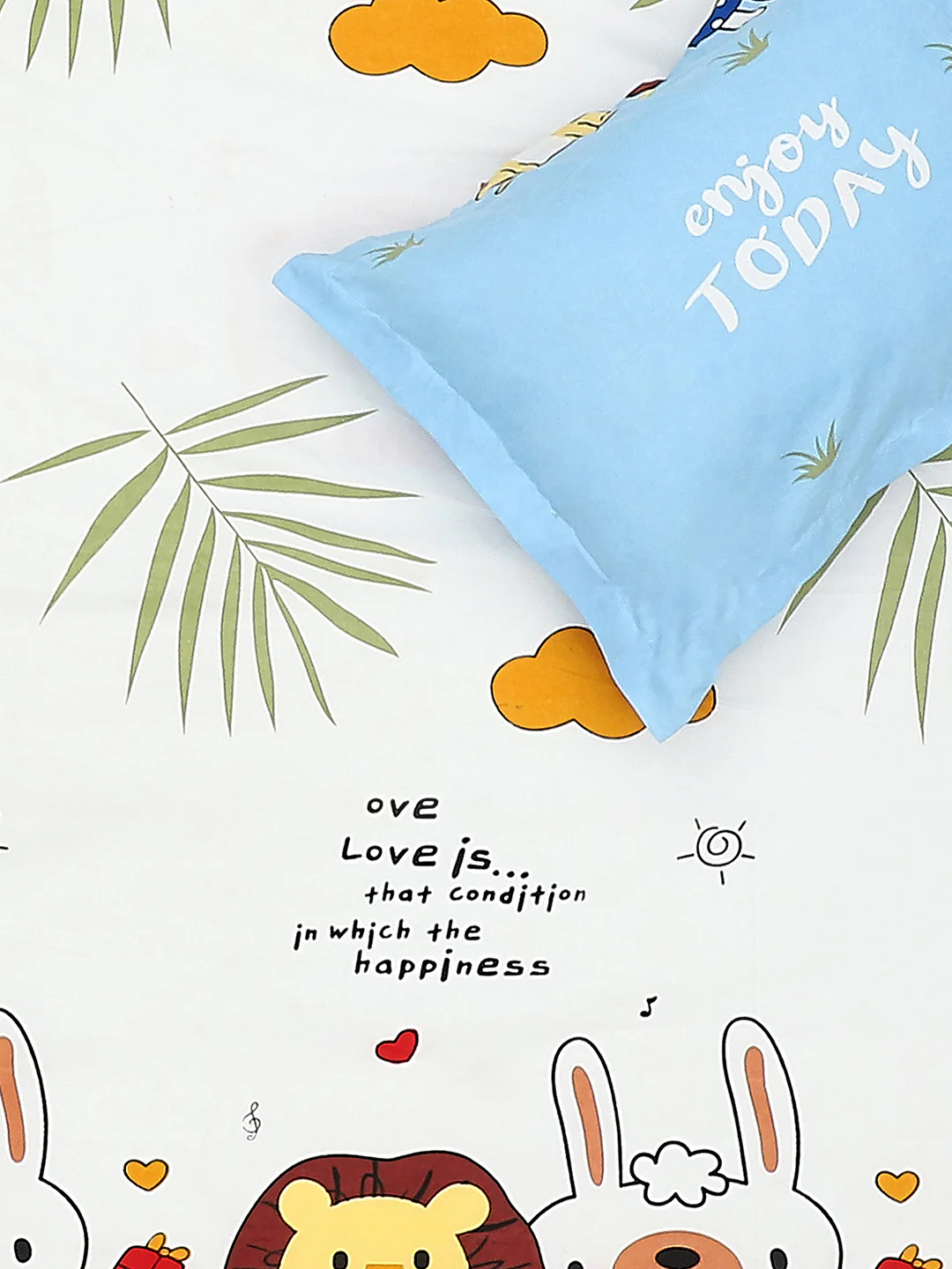 120 GSM  Polyester Double Bed Bedsheet with 2 Pillow Covers - Updated - Updated - Updated - Image 6