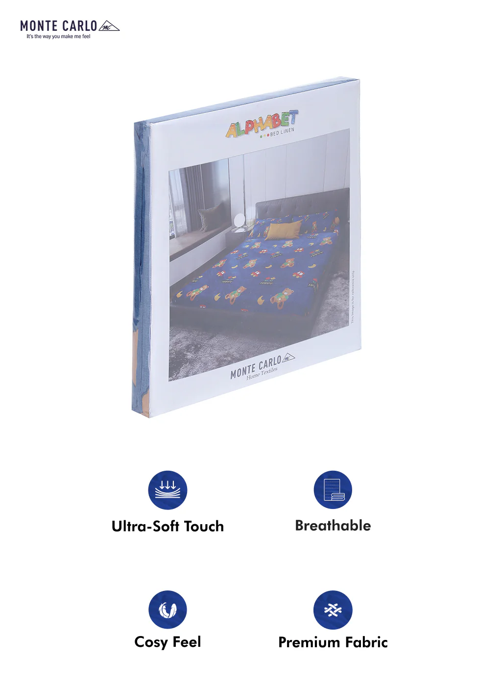 120 GSM  Polyester Double Bed Bedsheet with 2 Pillow Covers - Updated - Updated - Image 10
