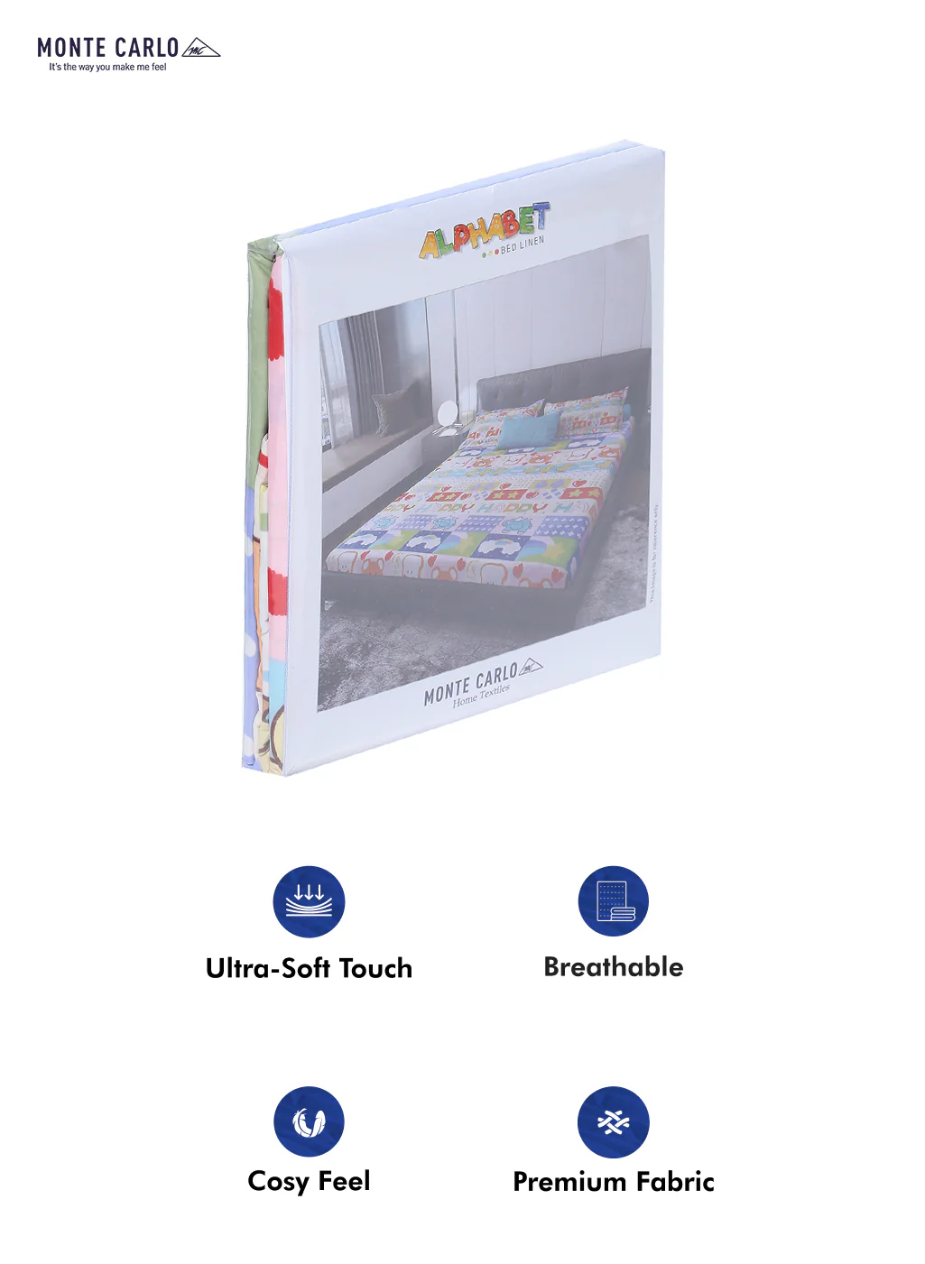 120 GSM  Polyester Double Bed Bedsheet with 2 Pillow Covers - Updated - Updated - Updated - Image 10