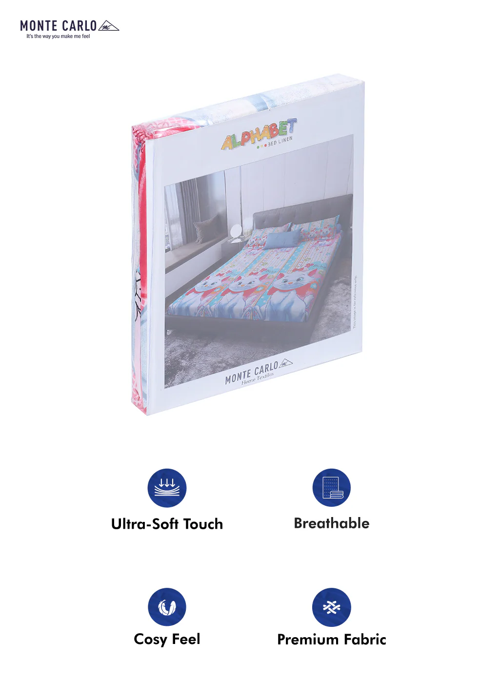 120 GSM  Polyester Double Bed Bedsheet with 2 Pillow Covers - Updated - Updated - Updated - Image 10