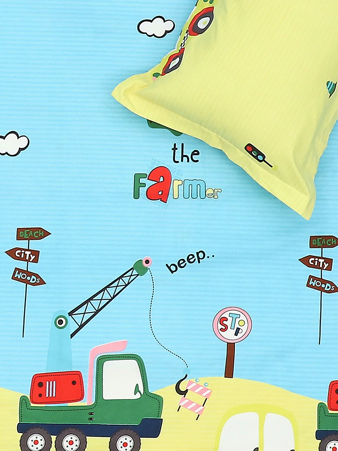 120 GSM  Polyester Double Bed Bedsheet with 2 Pillow Covers - Updated - Updated - Image 6