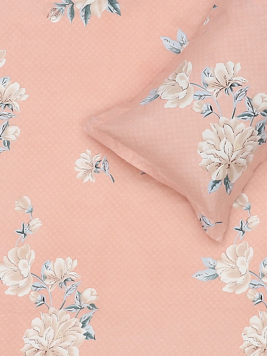 120 GSM  Polyester Double Bed Bedsheet with 2 Pillow Covers - Updated - Updated - Image 6