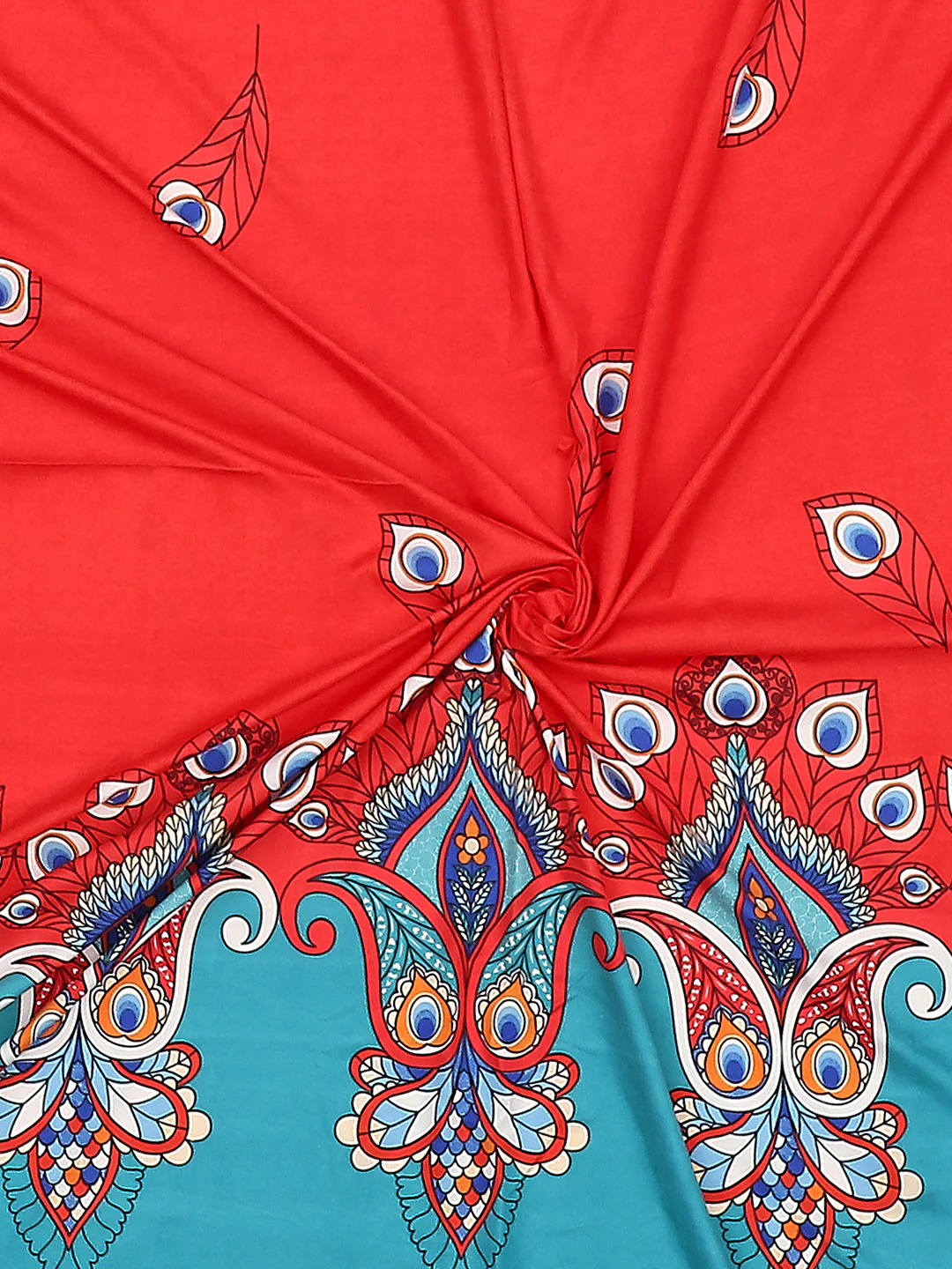 120 GSM  Polyester Double Bed Bedsheet with 2 Pillow Covers - Updated - Updated - Image 9