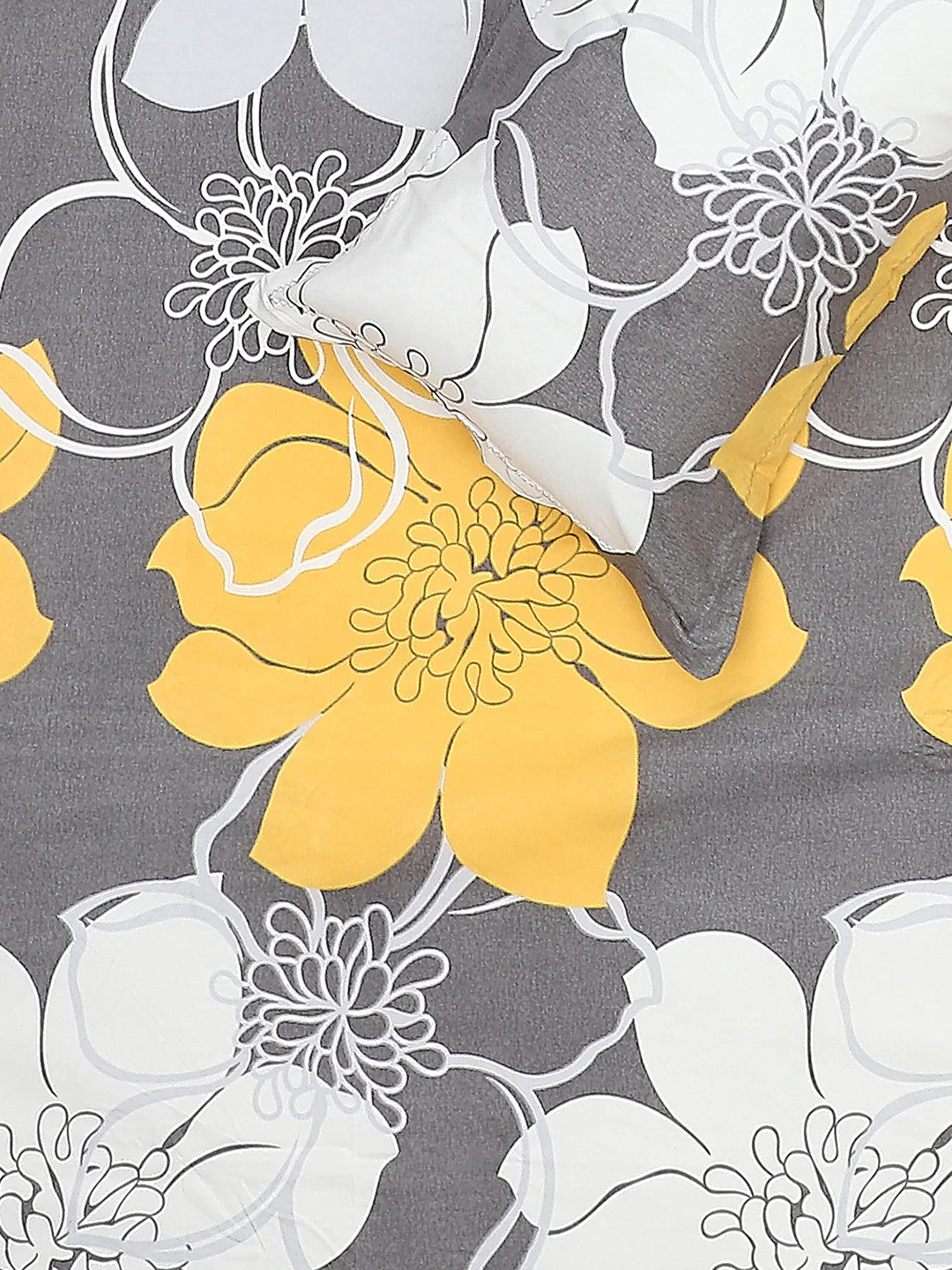 120 GSM  Polyester Double Bed Bedsheet with 2 Pillow Covers - Updated - Updated - Image 6