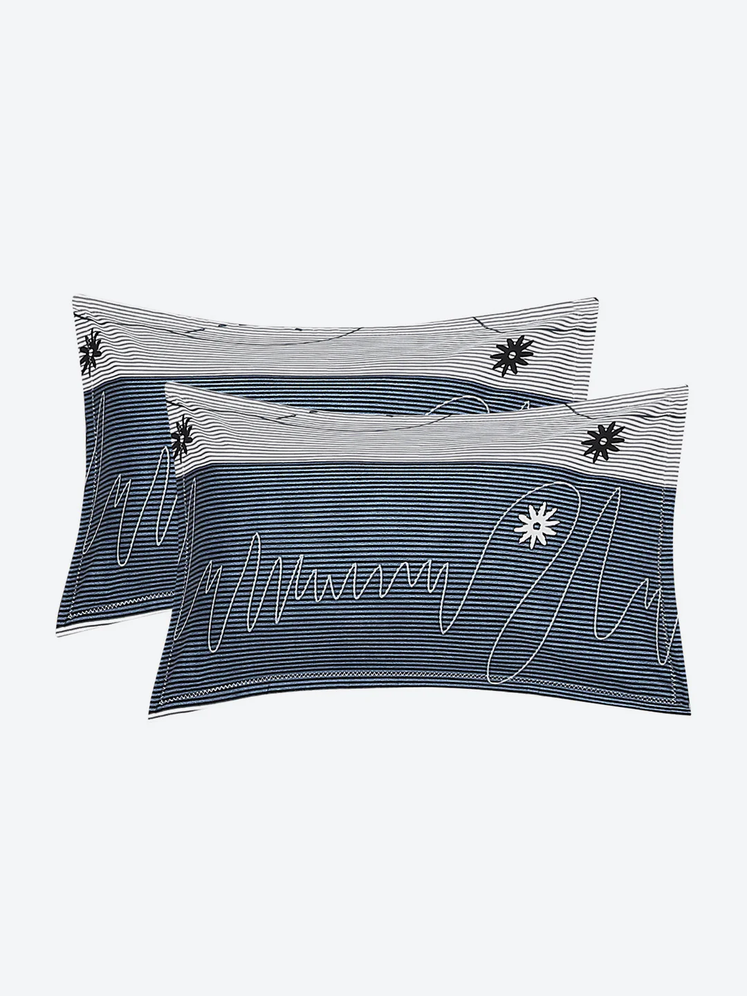 120 GSM  Polyester Double Bed Bedsheet with 2 Pillow Covers - Updated - Updated - Image 8