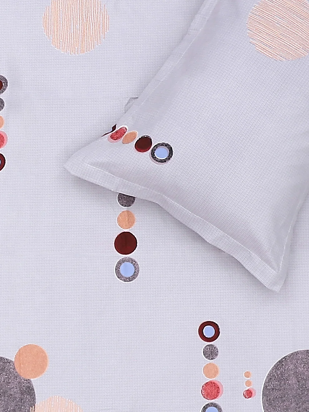 120 GSM  Polyester Double Bed Bedsheet with 2 Pillow Covers - Updated - Updated - Image 6