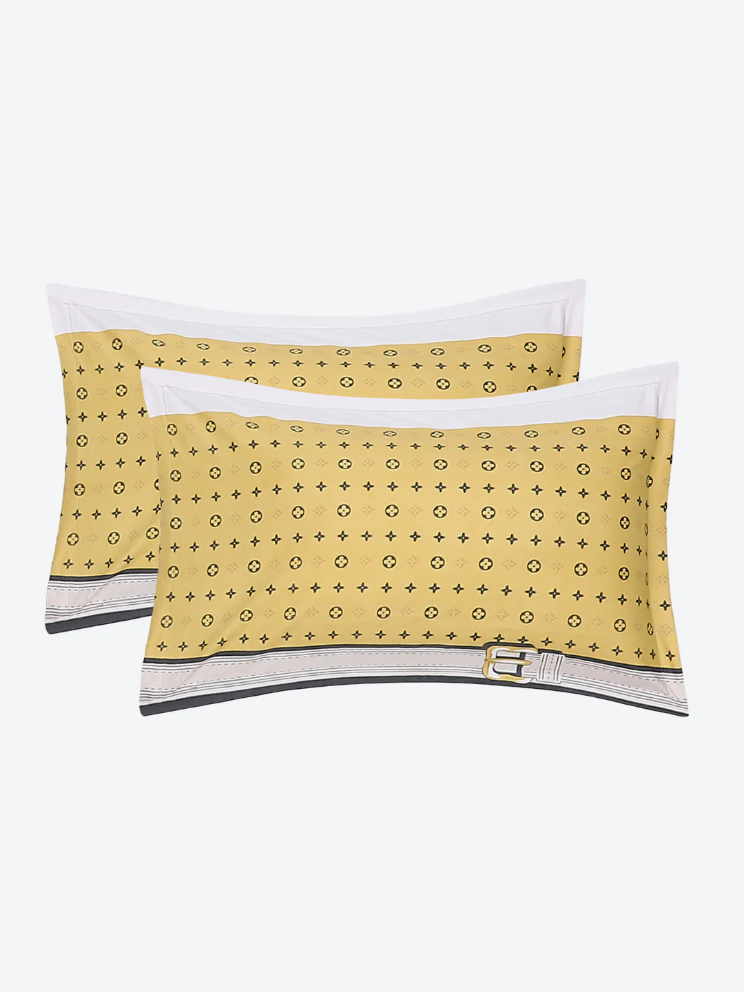 120 GSM  Polyester Double Bed Bedsheet with 2 Pillow Covers - Updated - Updated - Image 8
