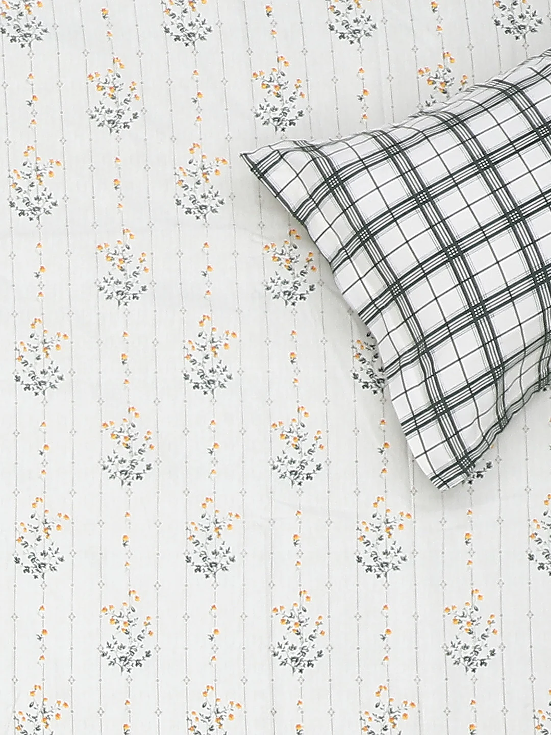 120 GSM  Polyester Double Bed Bedsheet with 2 Pillow Covers - Updated - Updated - Image 6