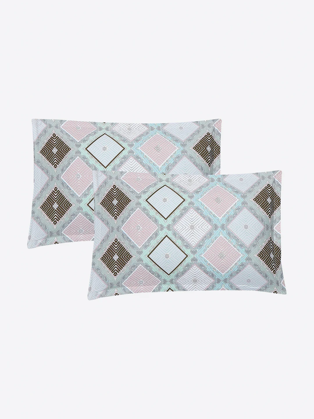 120 GSM Polyester Single Bedsheet with 1 Pillow Cover (Pixel) - Image 7