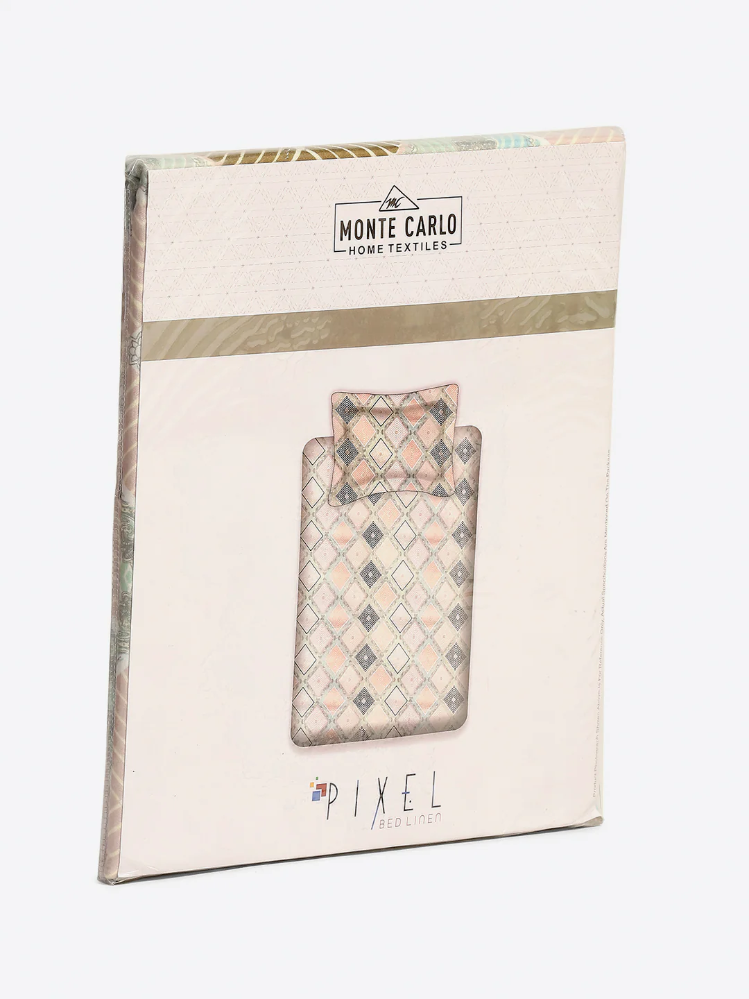 120 GSM Polyester Single Bedsheet with 1 Pillow Cover (Pixel) - Image 9