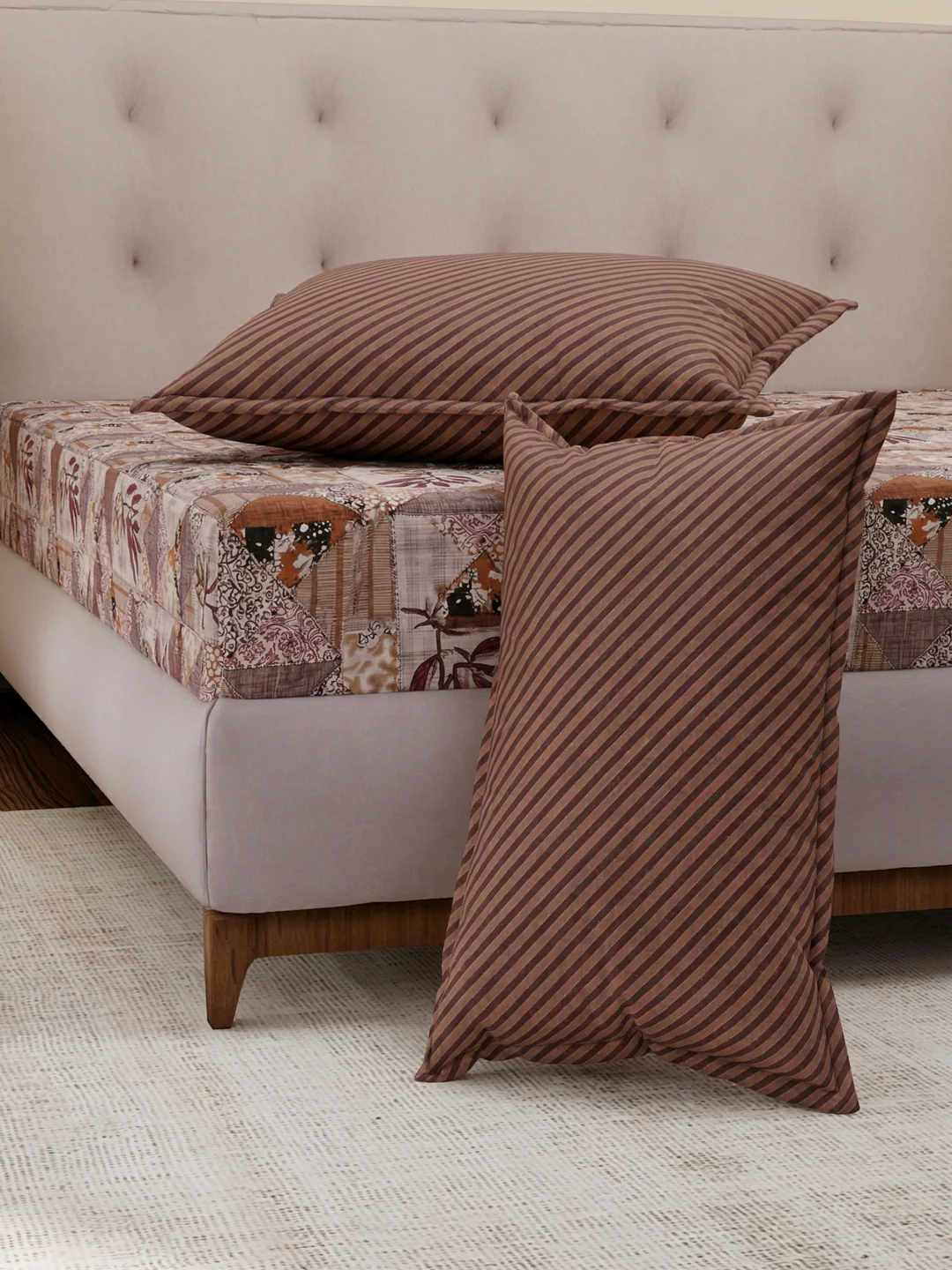 MOCA by Monte Carlo 120 TC Polycotton Double Bed Bedsheet with 2 Pillow Covers Paradise Collection - Image 5