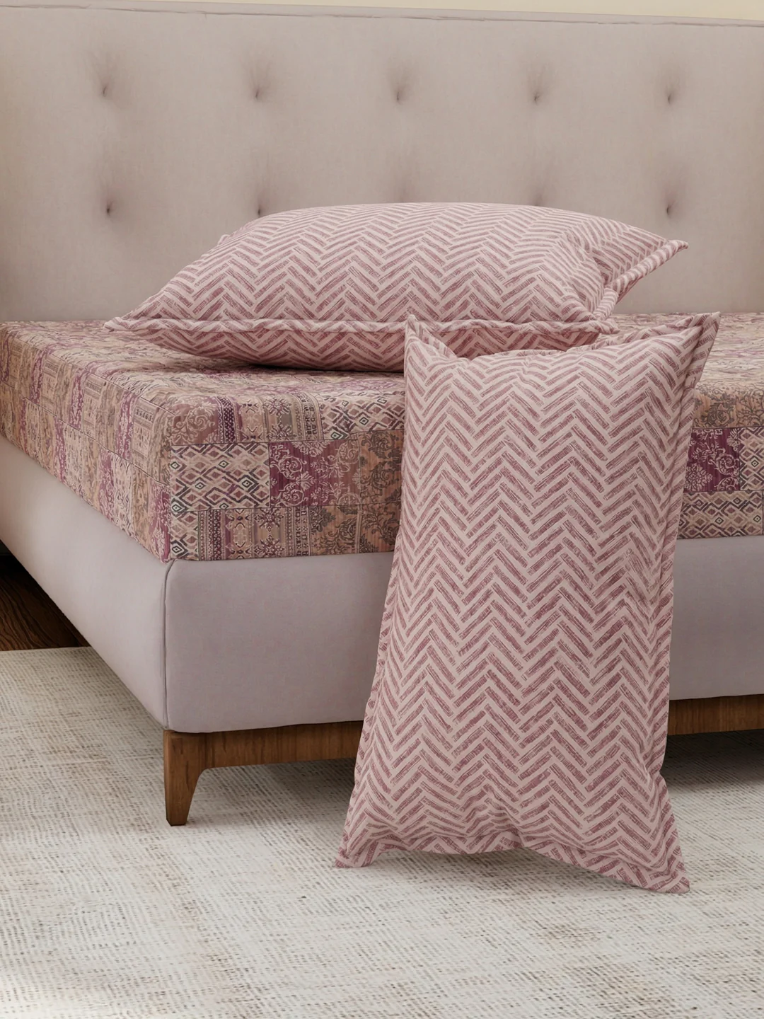 MOCA by Monte Carlo 120 TC Polycotton Double Bed Bedsheet with 2 Pillow Covers Paradise Collection - Image 5