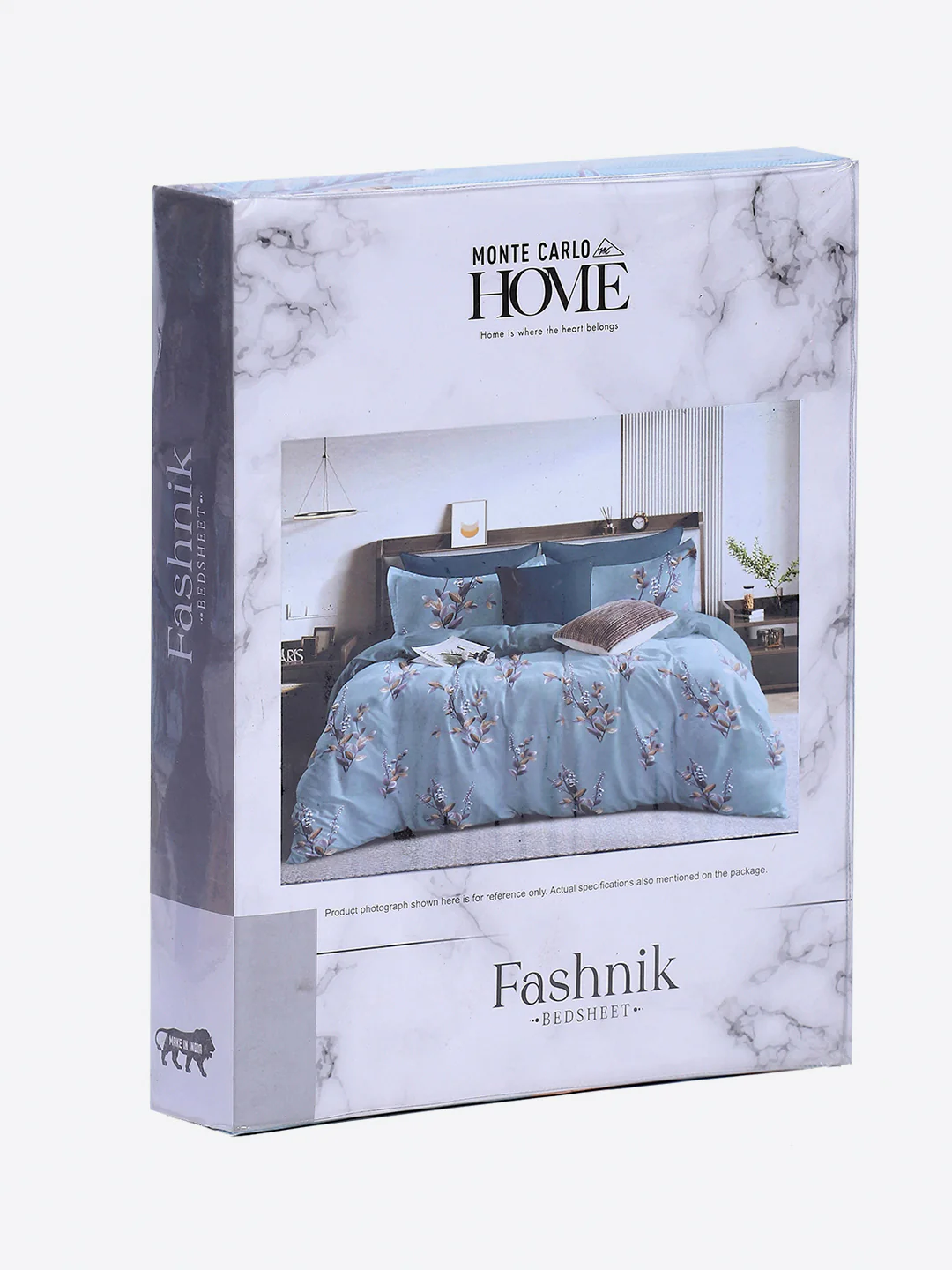 130 GSM Polyester Double Bed 1 Bedsheet with 2 Pillow Covers (Fashnik) - Image 9