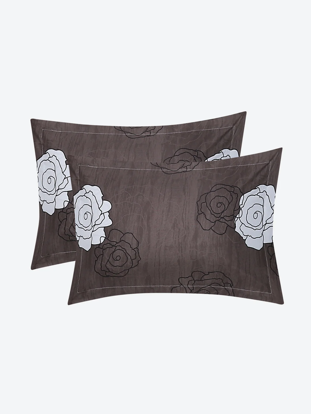 130 GSM Polyester Double Bed Bedsheet with 2 Pillow Covers - Image 8
