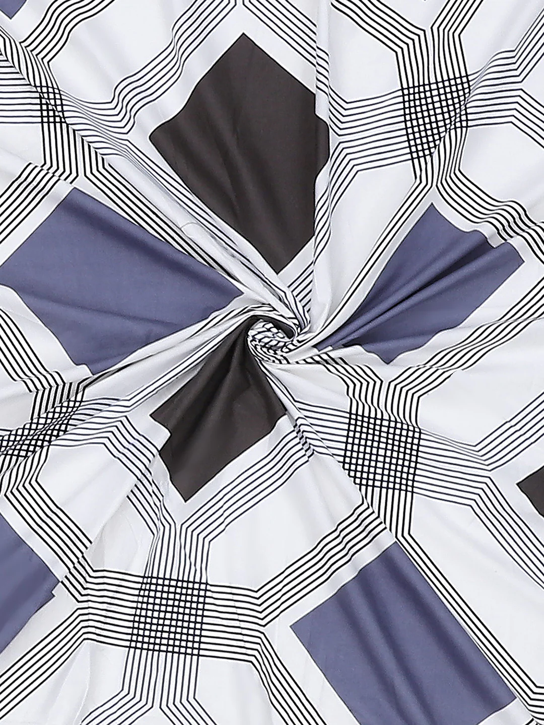 130 GSM Polyester Double Bed Bedsheet with 2 Pillow Covers - Image 9