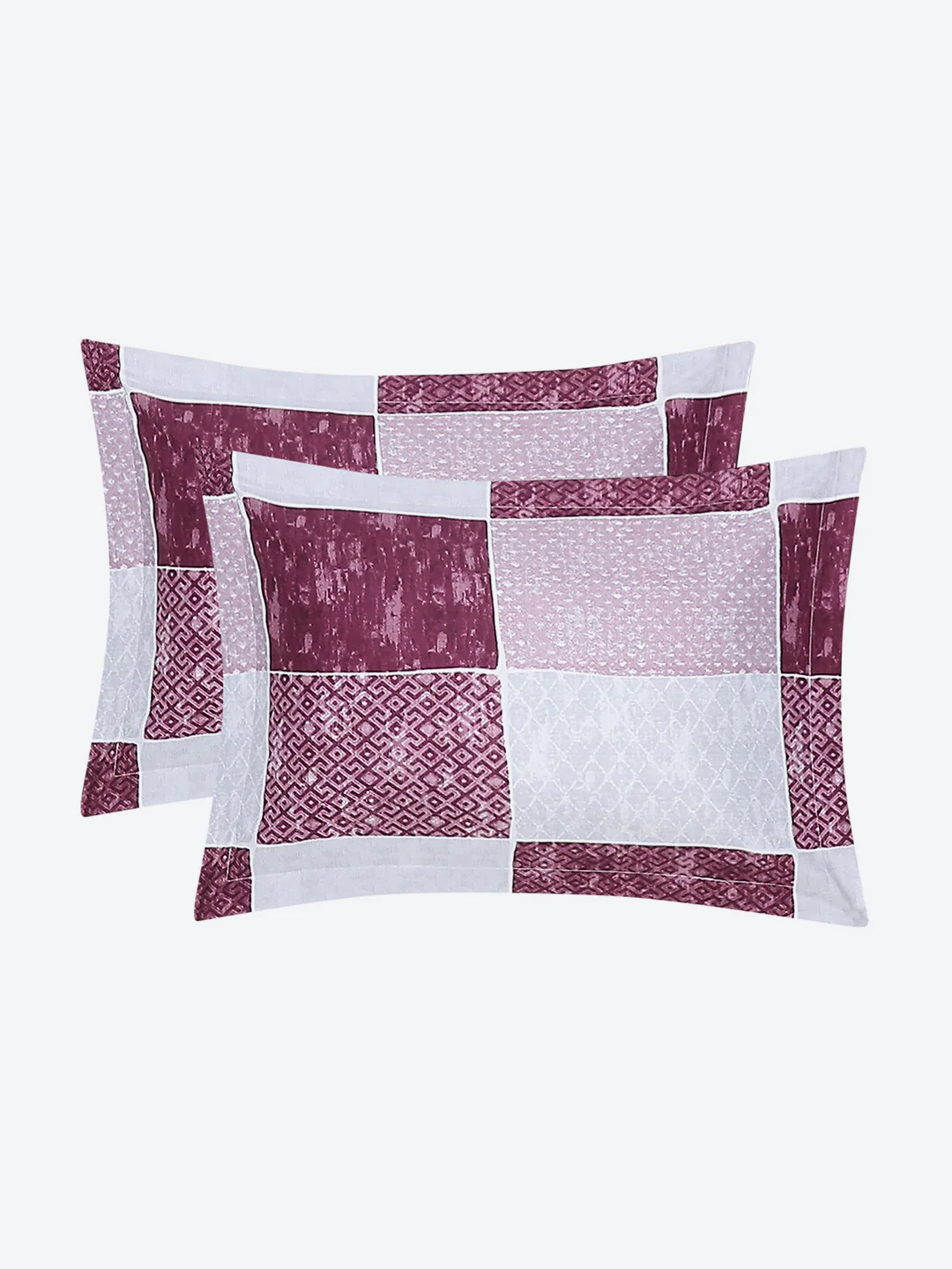 130 GSM Polyester Double Bed Bedsheet with 2 Pillow Covers - Image 8