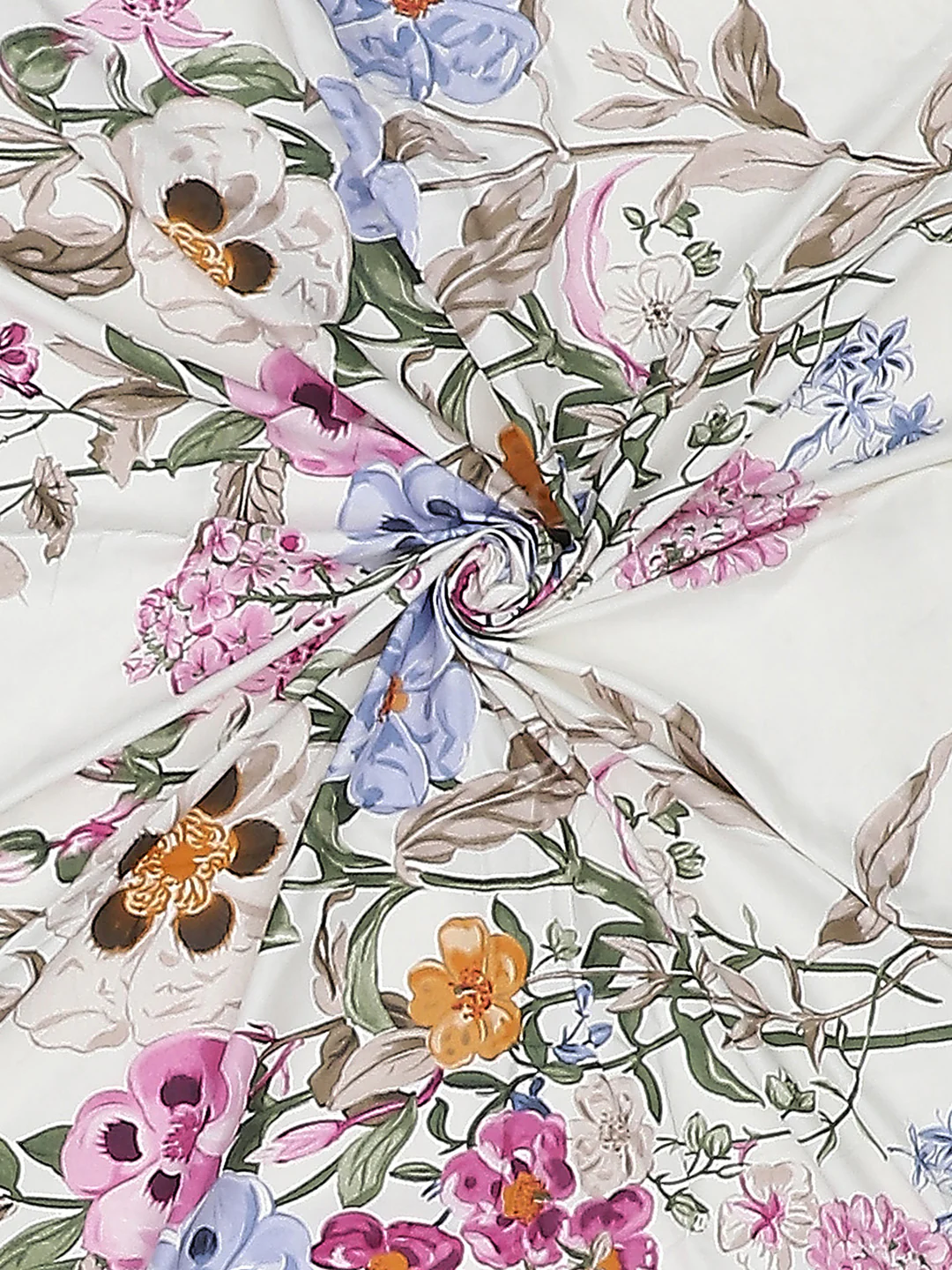 130 GSM Polyester Double Bed Bedsheet with 2 Pillow Covers - Image 9