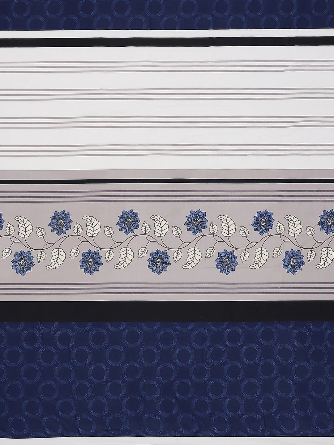 130 GSM Polyester Double Bed Bedsheet with 2 Pillow Covers - Image 7