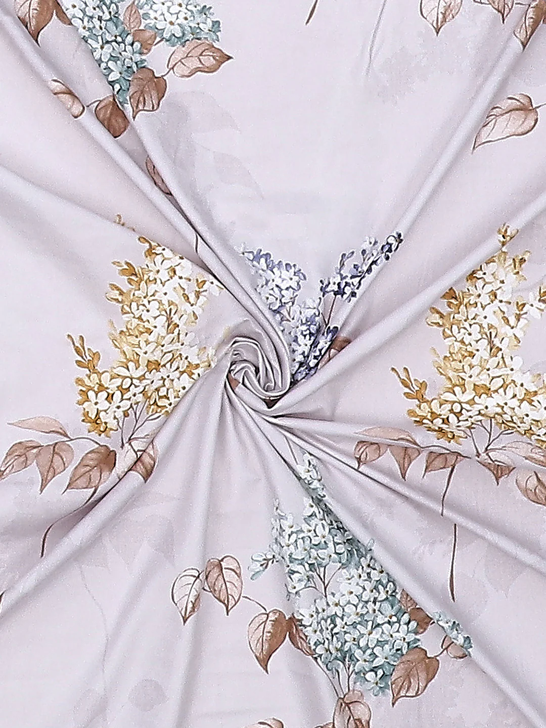 130 GSM Polyester Double Bed Bedsheet with 2 Pillow Covers - Image 9
