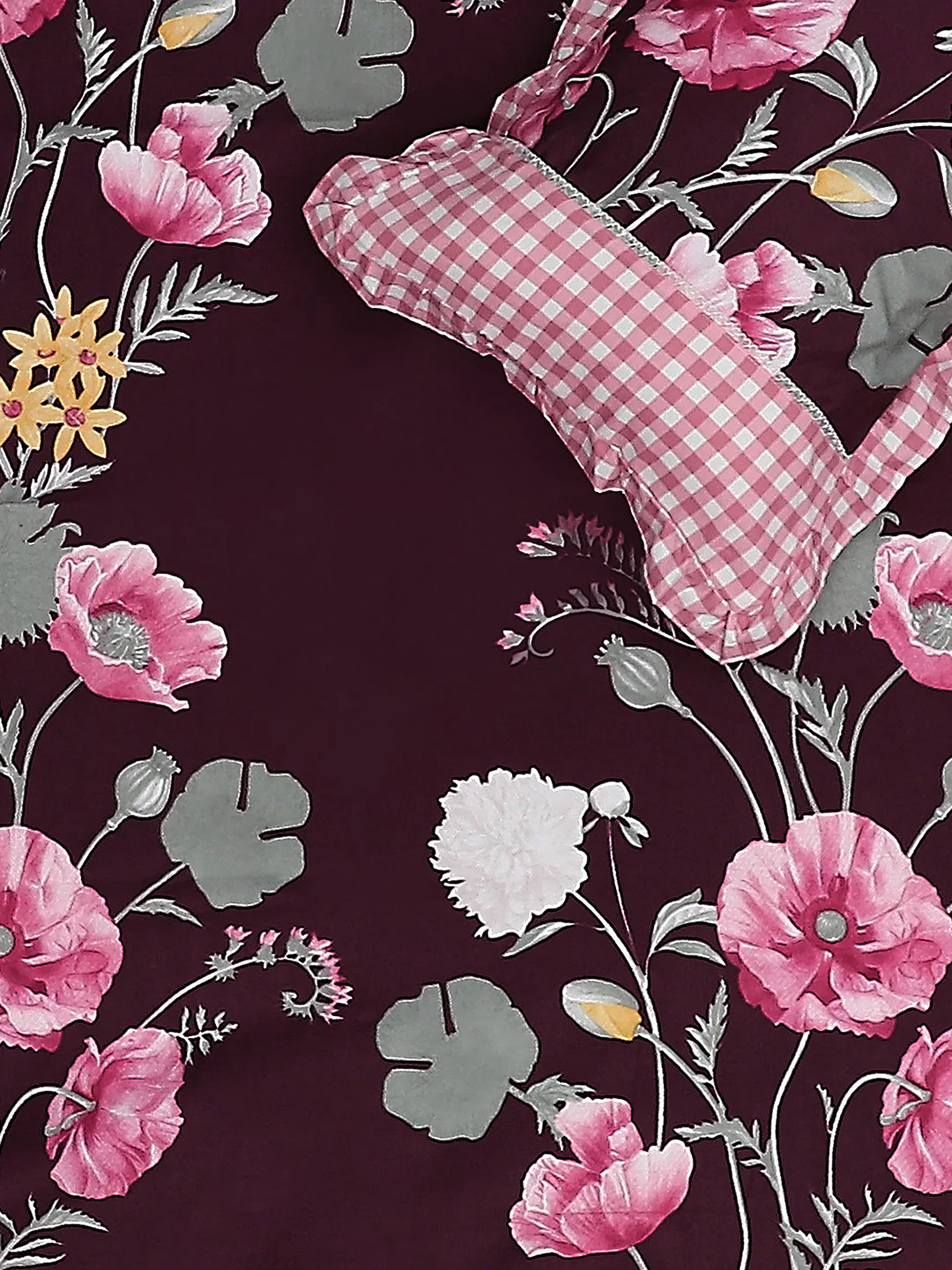 130 GSM Polyester Double Bed Bedsheet with 2 Pillow Covers - Image 6