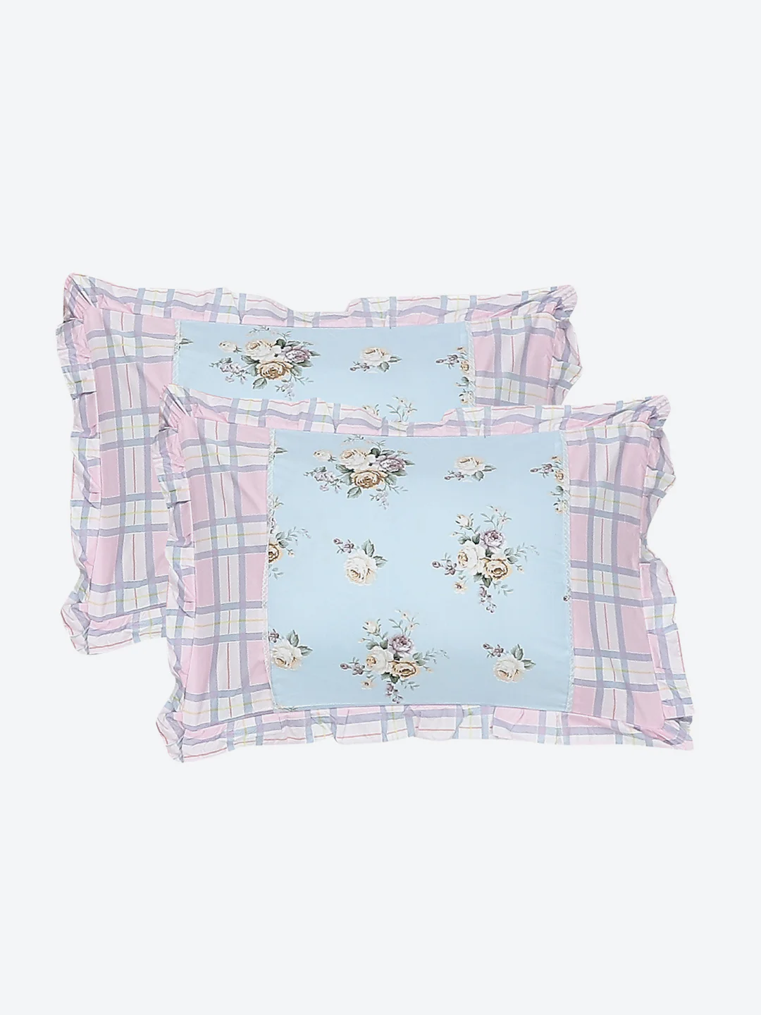 130 GSM Polyester Double Bed Bedsheet with 2 Pillow Covers - Image 8