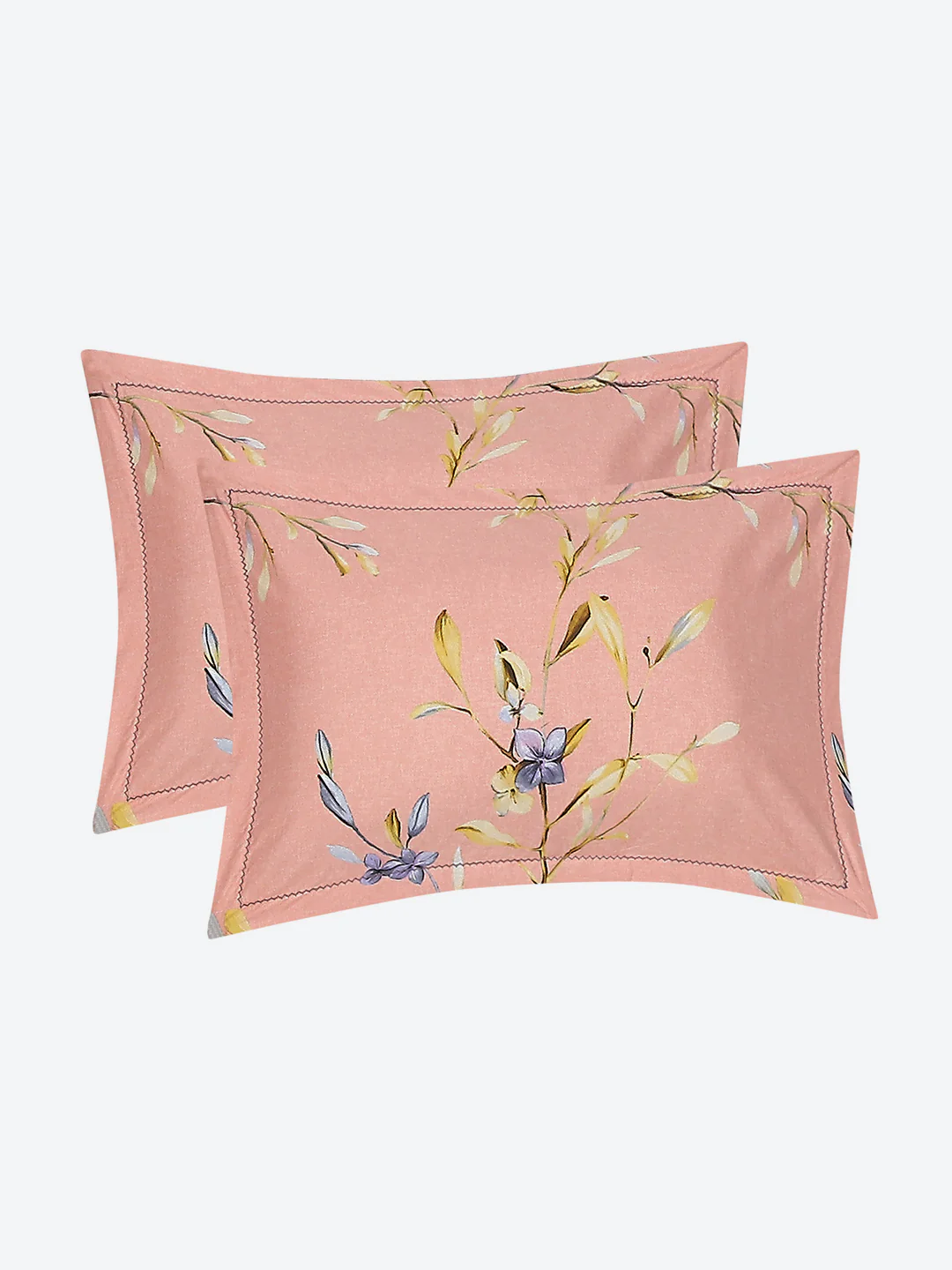 130 GSM Polyester Double Bed Bedsheet with 2 Pillow Covers - Image 8