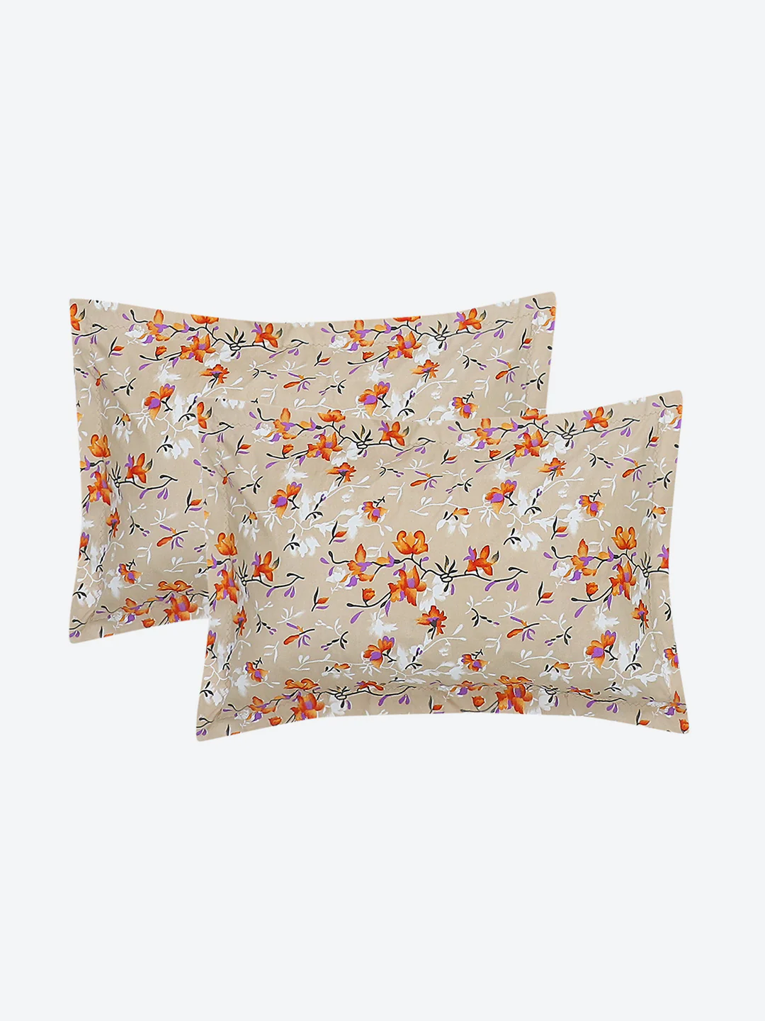 130 GSM  Polyester Double Bed Bedsheet with 2 Pillow Covers - Image 8