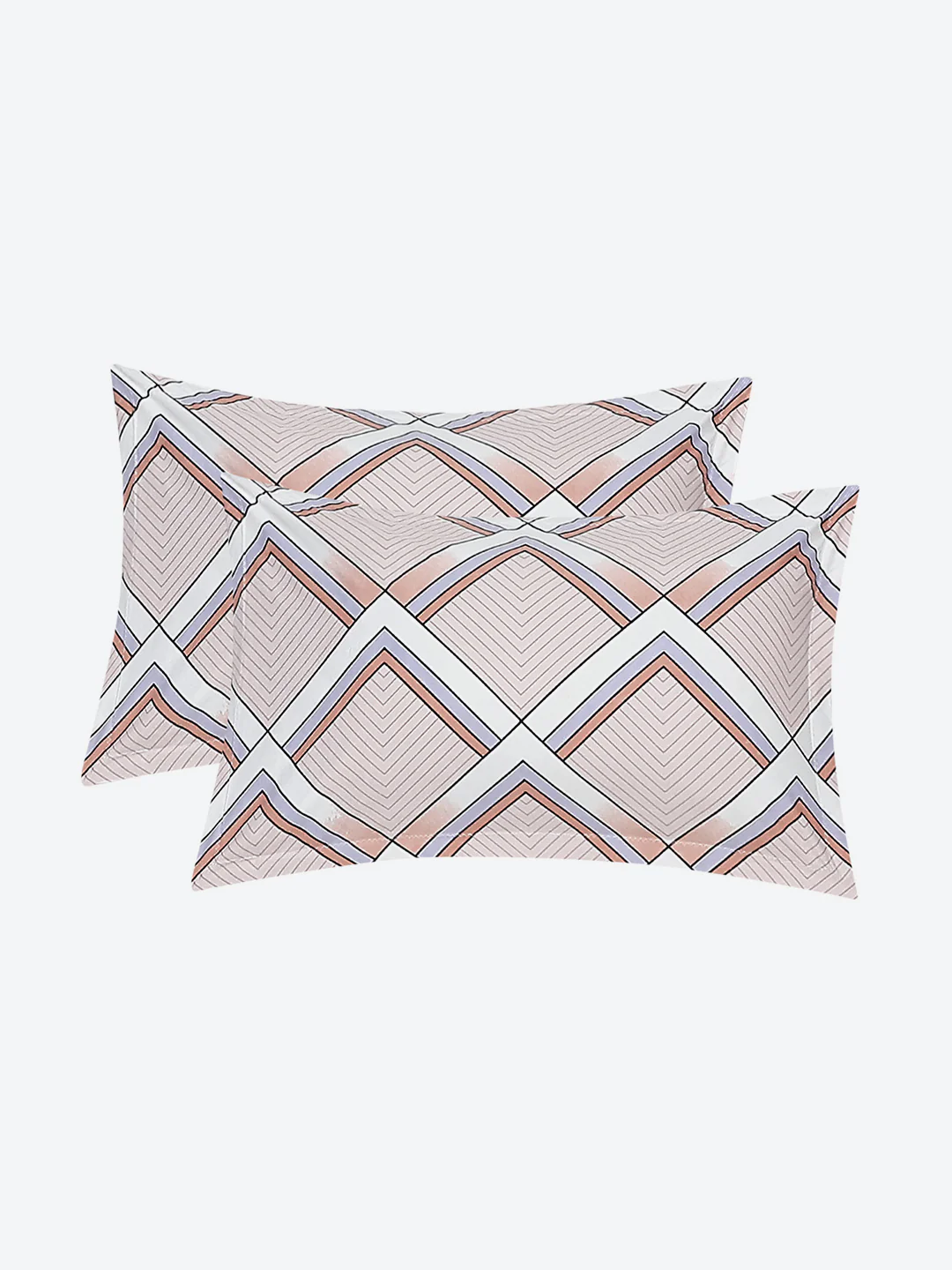 130 GSM Polyester Double Bed Bedsheet with 2 Pillow Covers - Image 8