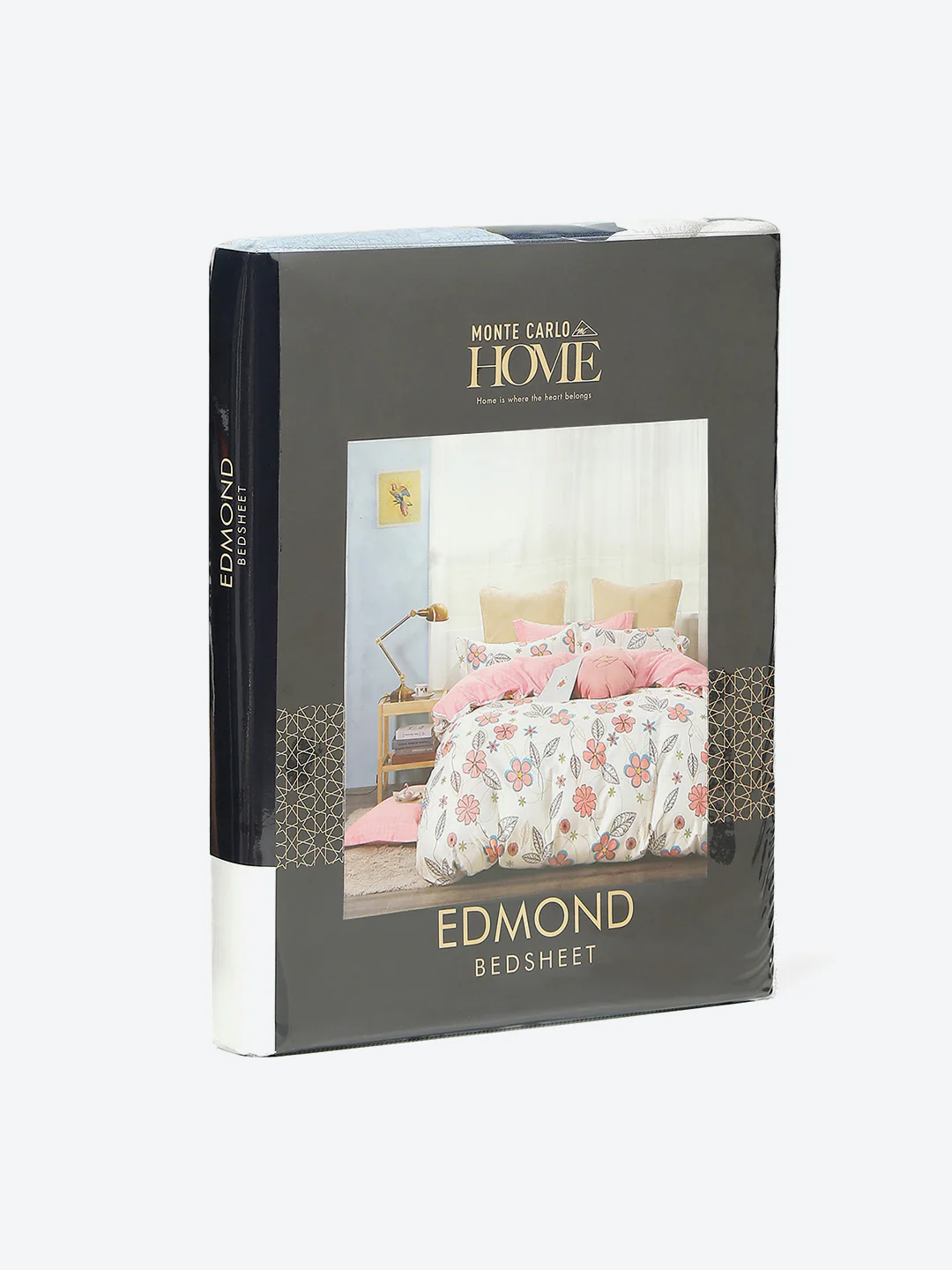 130 GSM Polyester Double Bed 1 Bedsheet with 2 Pillow Covers (Edmond) - Image 9