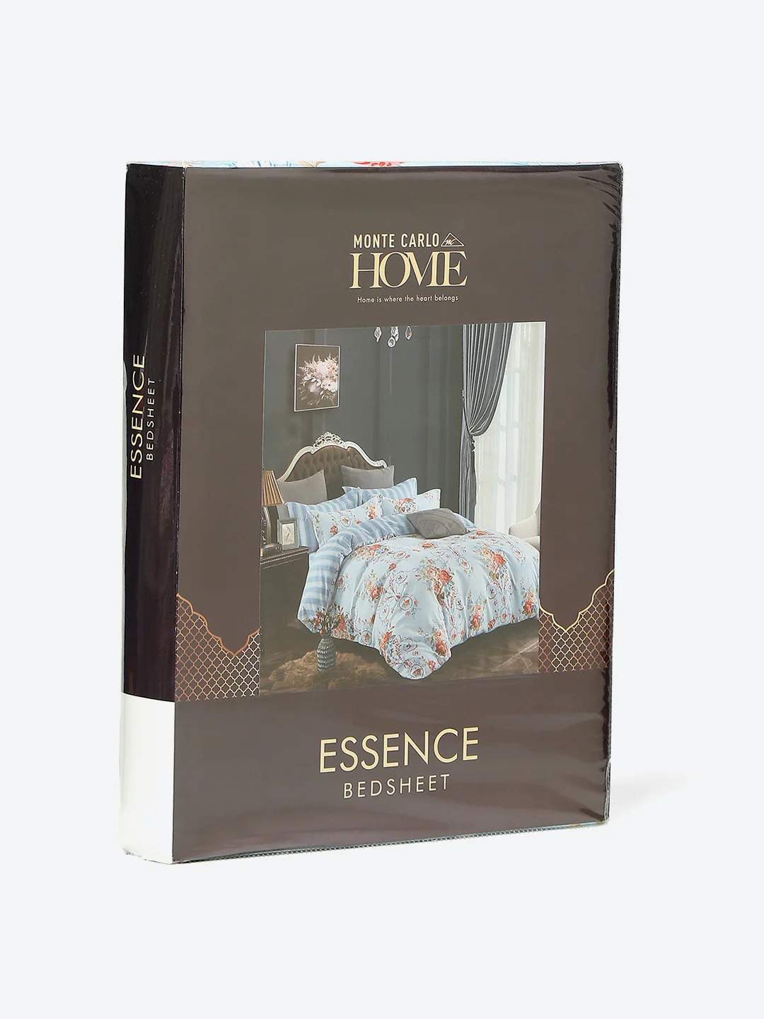 130 GSM Polyester Double Bed 1 Bedsheet with 2 Pillow Covers (Essence) - Image 9