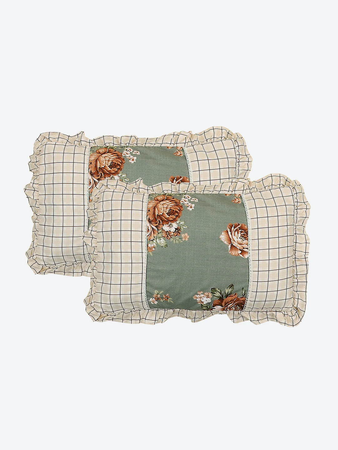 130 GSM Polyester Double Bed 1 Bedsheet with 2 Pillow Covers (Essence) - Image 7