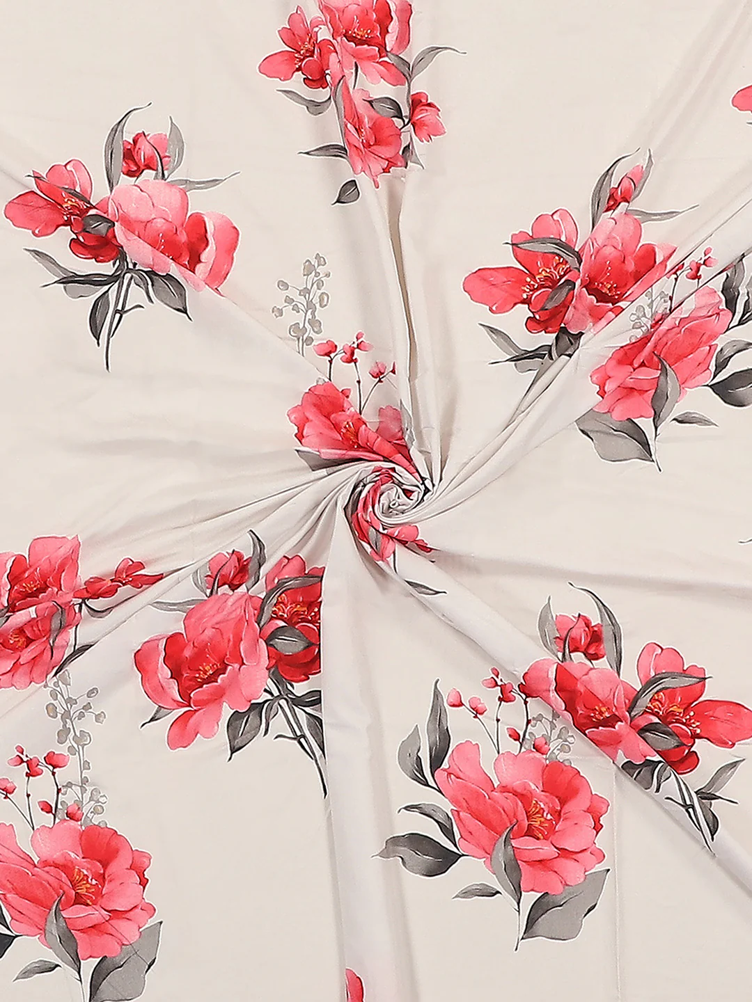 130 GSM Polyester Double Bed 1 Bedsheet with 2 Pillow Covers (Essence) - Image 8