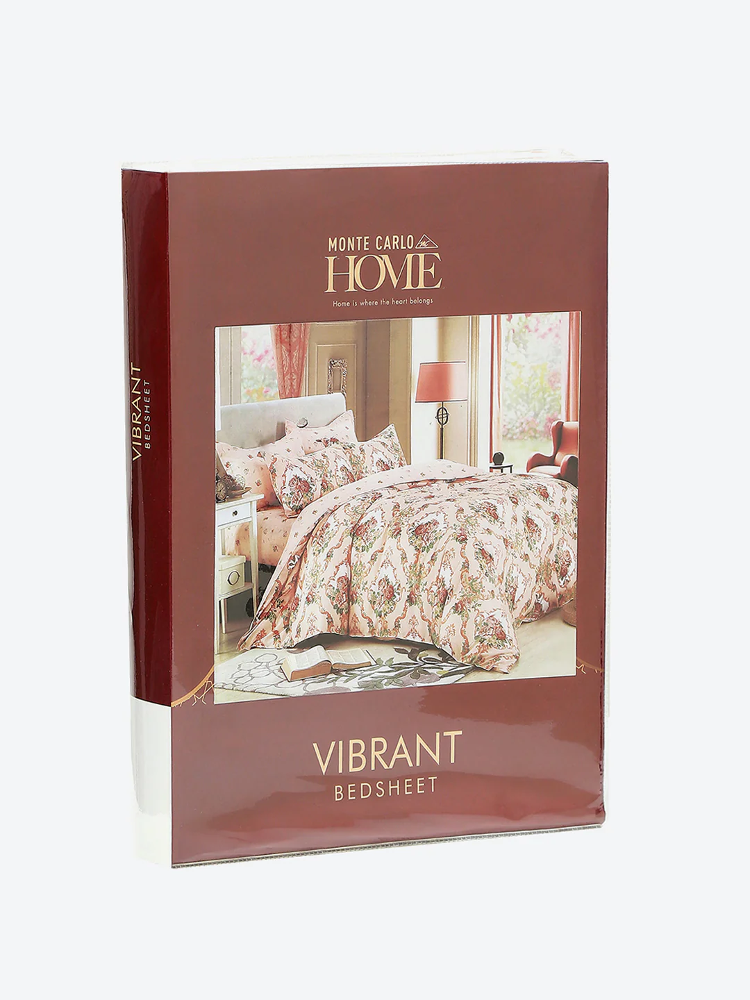 130 GSM Polyester Double Bed 1 Bedsheet with 2 Pillow Covers (Vibrant) - Image 9
