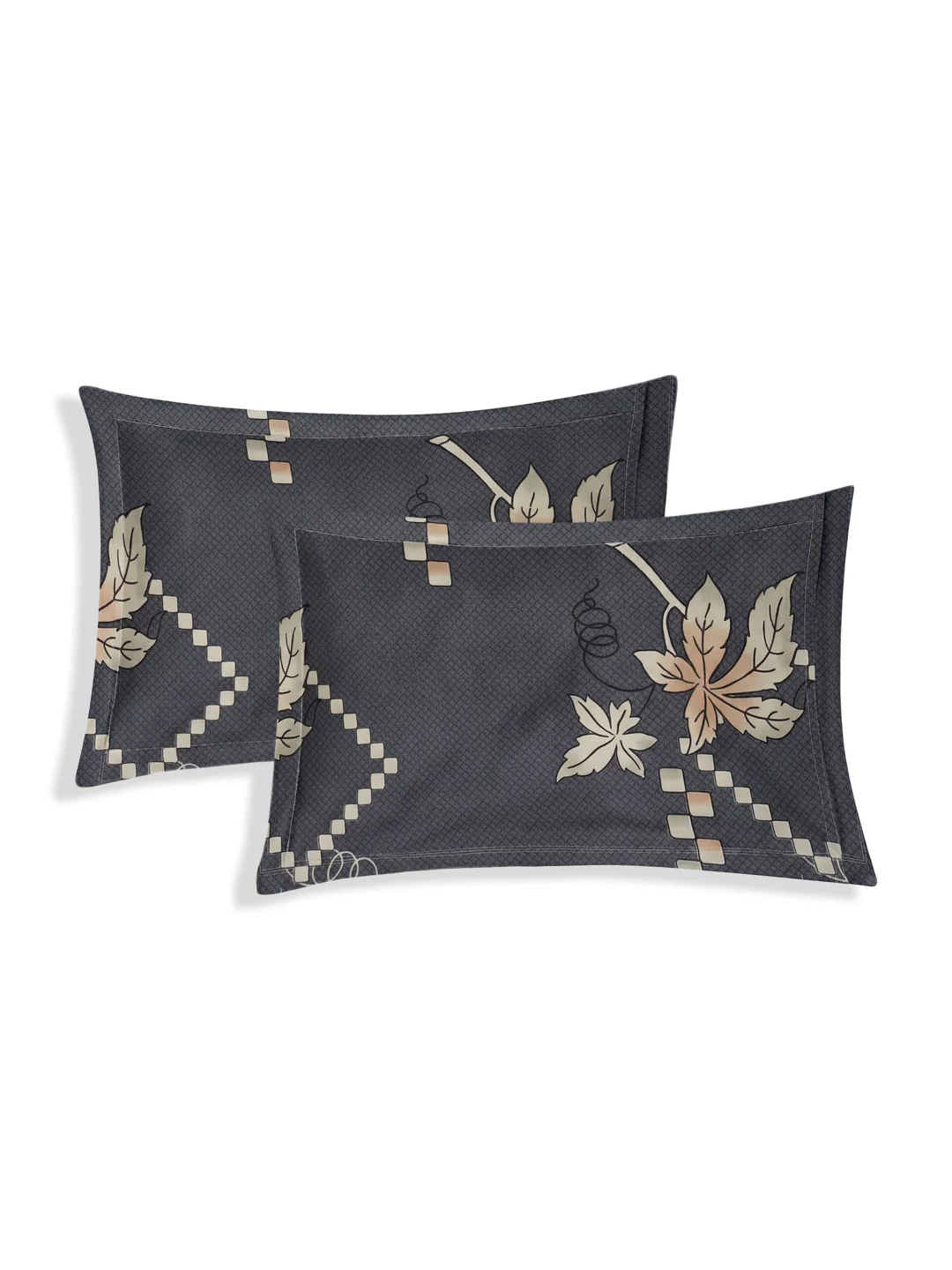 130 GSM Polyester Double Bed Bedsheet with 2 Pillow Covers Fashnik Collection - Image 6