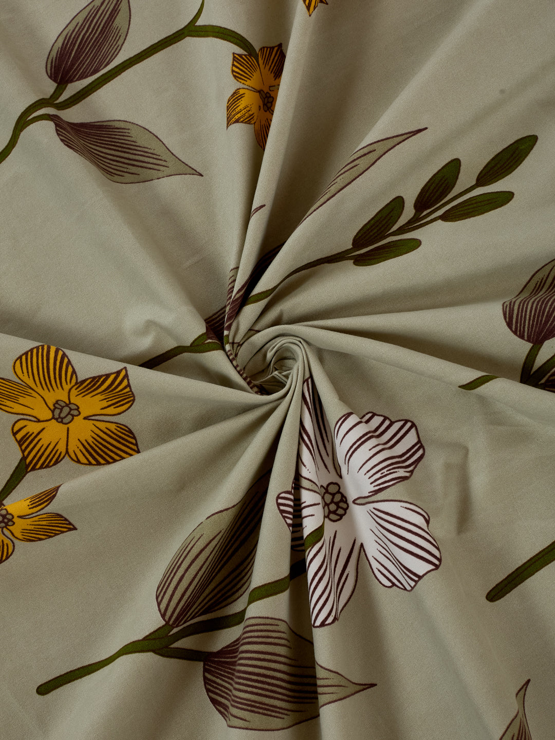130 GSM Polyester Double Bed Bedsheet with 2 Pillow Covers Fashnik Collection - Image 8