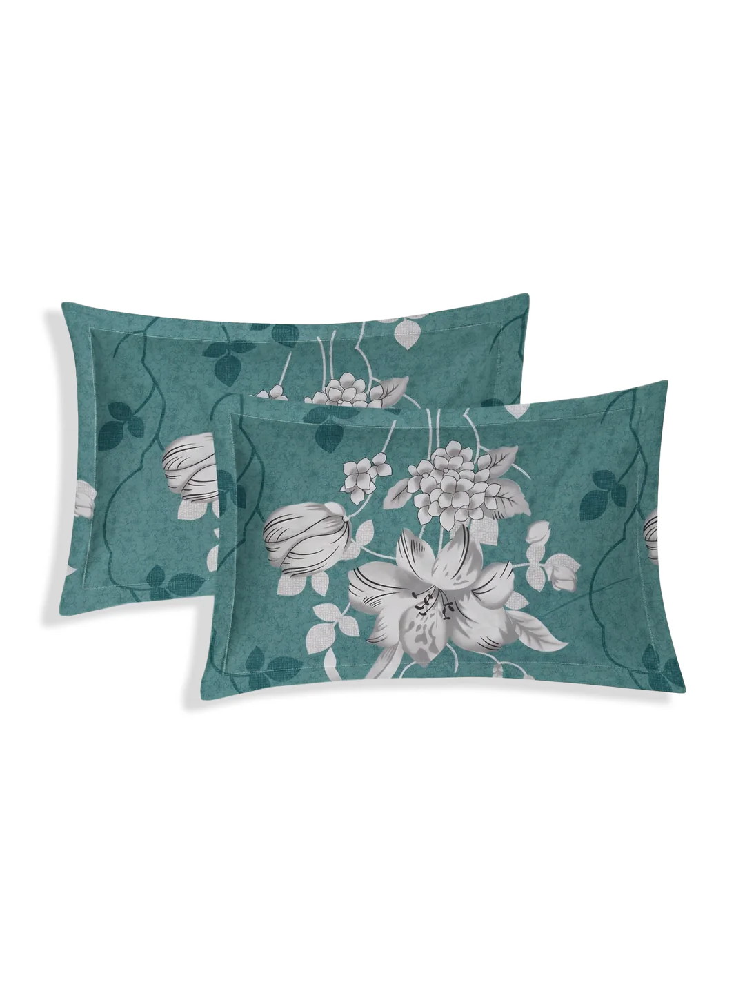 130 GSM Polyester Double Bed Bedsheet with 2 Pillow Covers Fashnik Collection - Image 6