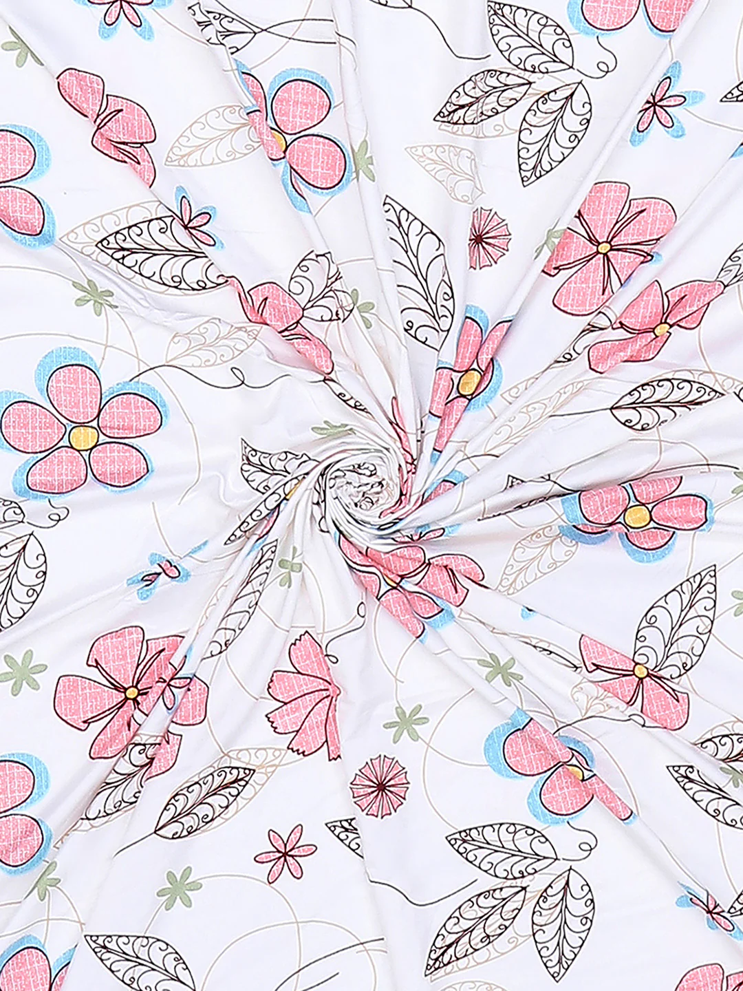 130 GSM Polyester King Size 1 Bedsheet with 2 Pillow Covers (Edmond) - Image 8